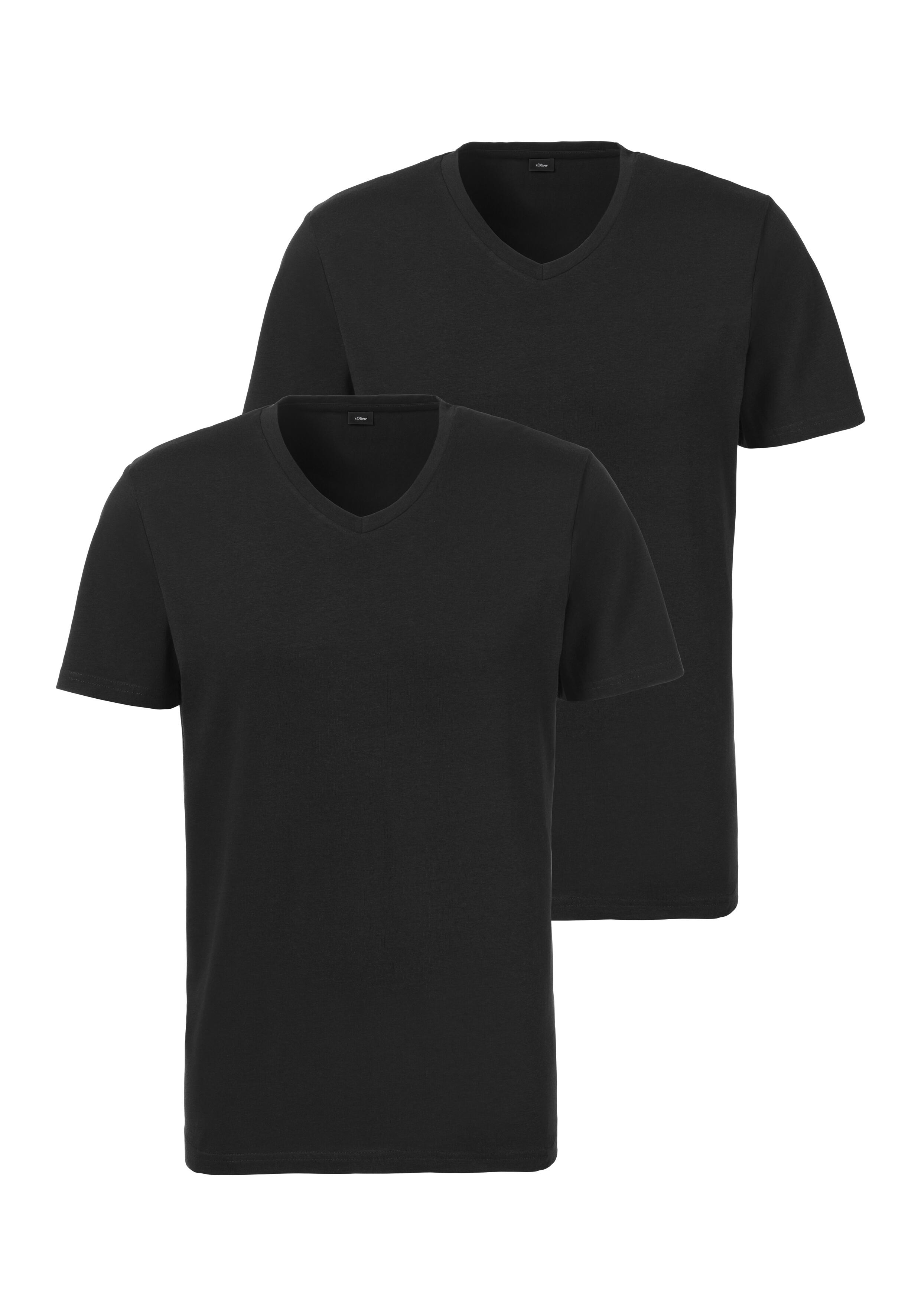 S.oliver Dessous, Wäsche & Bademode Schwarz S.oliver Lm S.oliv V-Shirt 2X 2X - Gr. - M