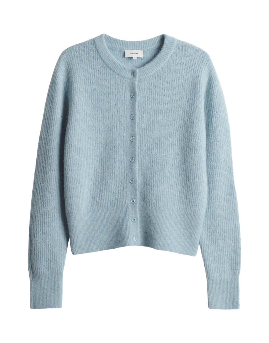 Opus, Damen, Pullover, Strickjacke DRENI, Blau, (40) - Bild 2