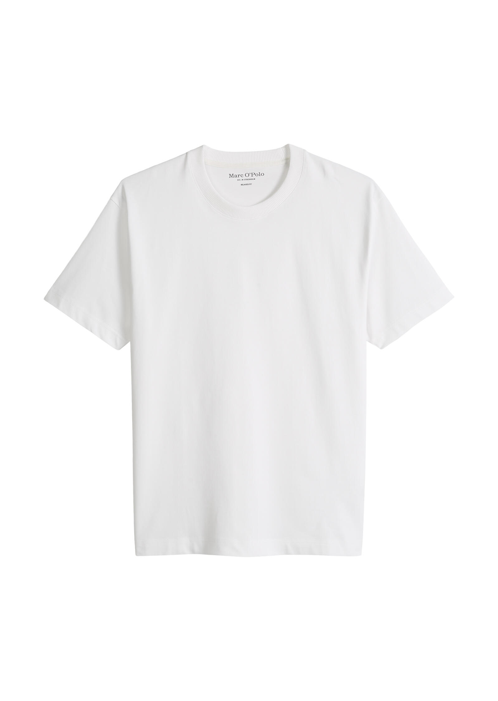 VAN GRAAF Marc O'polo Herren Weiß T-Shirt Baumwolle (100%) Extra Groß - Bild 2
