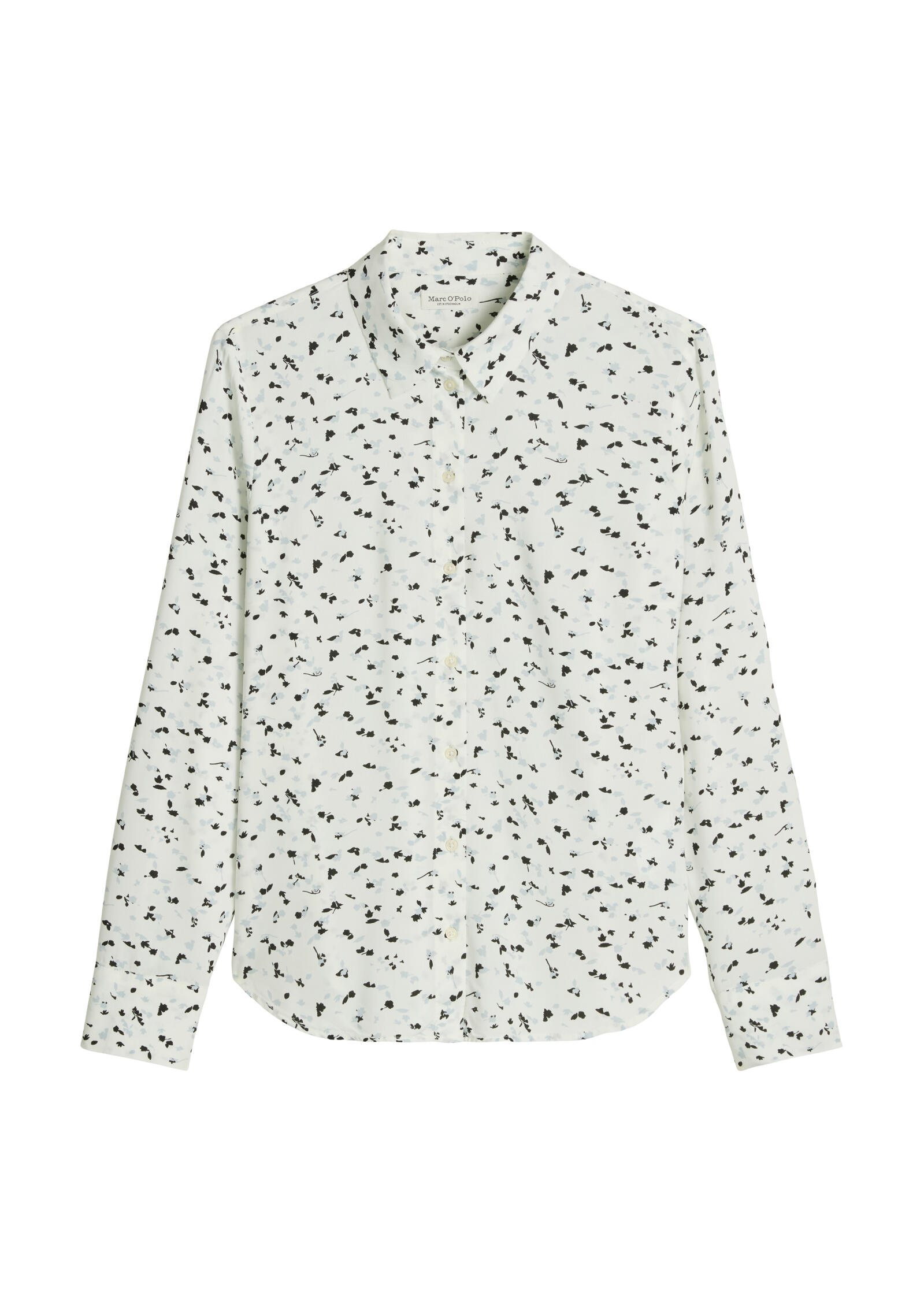 Marc O'polo Casual - Allover-Print-Bluse Regular Offwhite - Gr. - 40