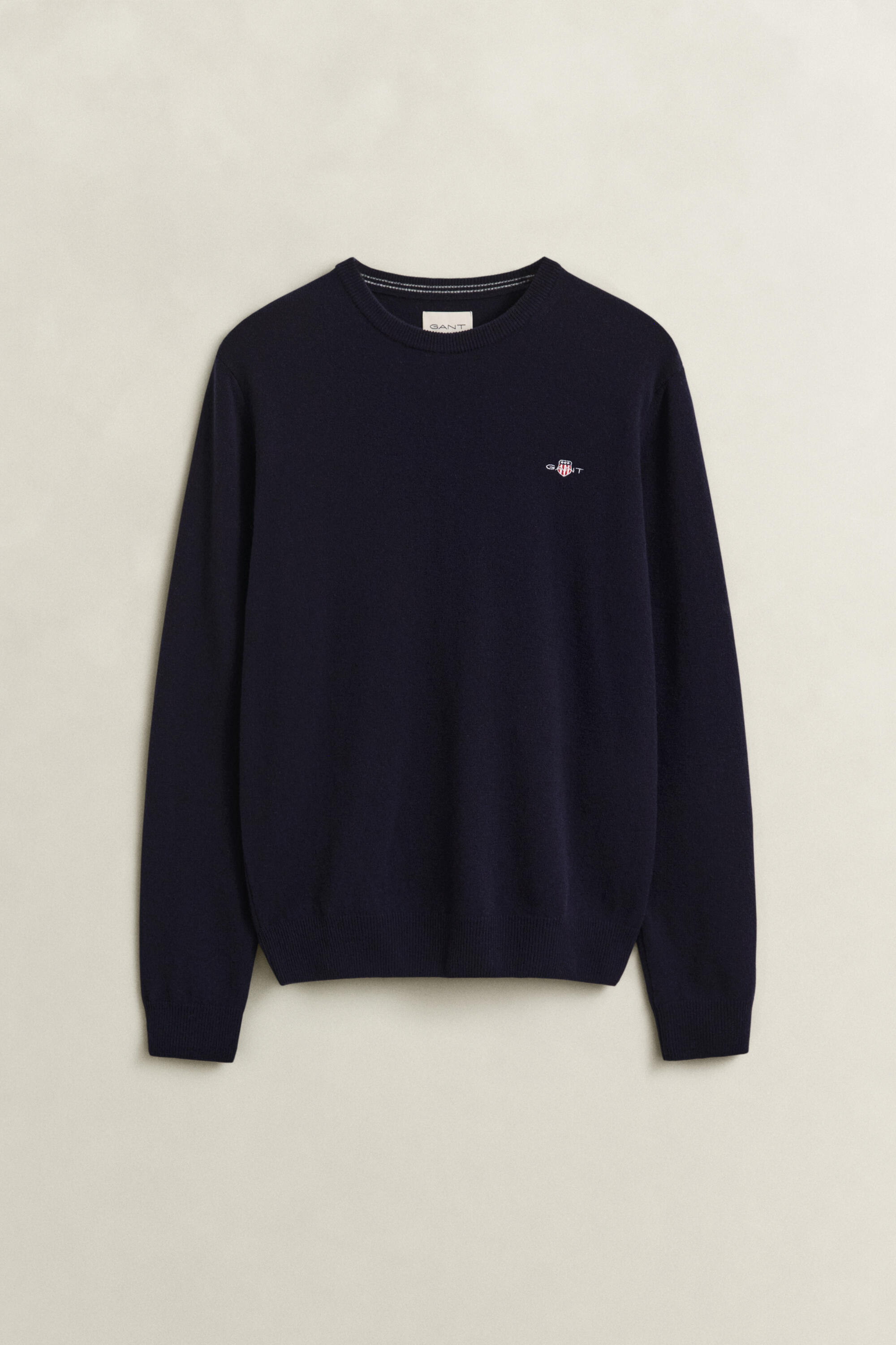 Gant Herren Marine Rundhalspullover Aus Lambswool (S) - Bild 6