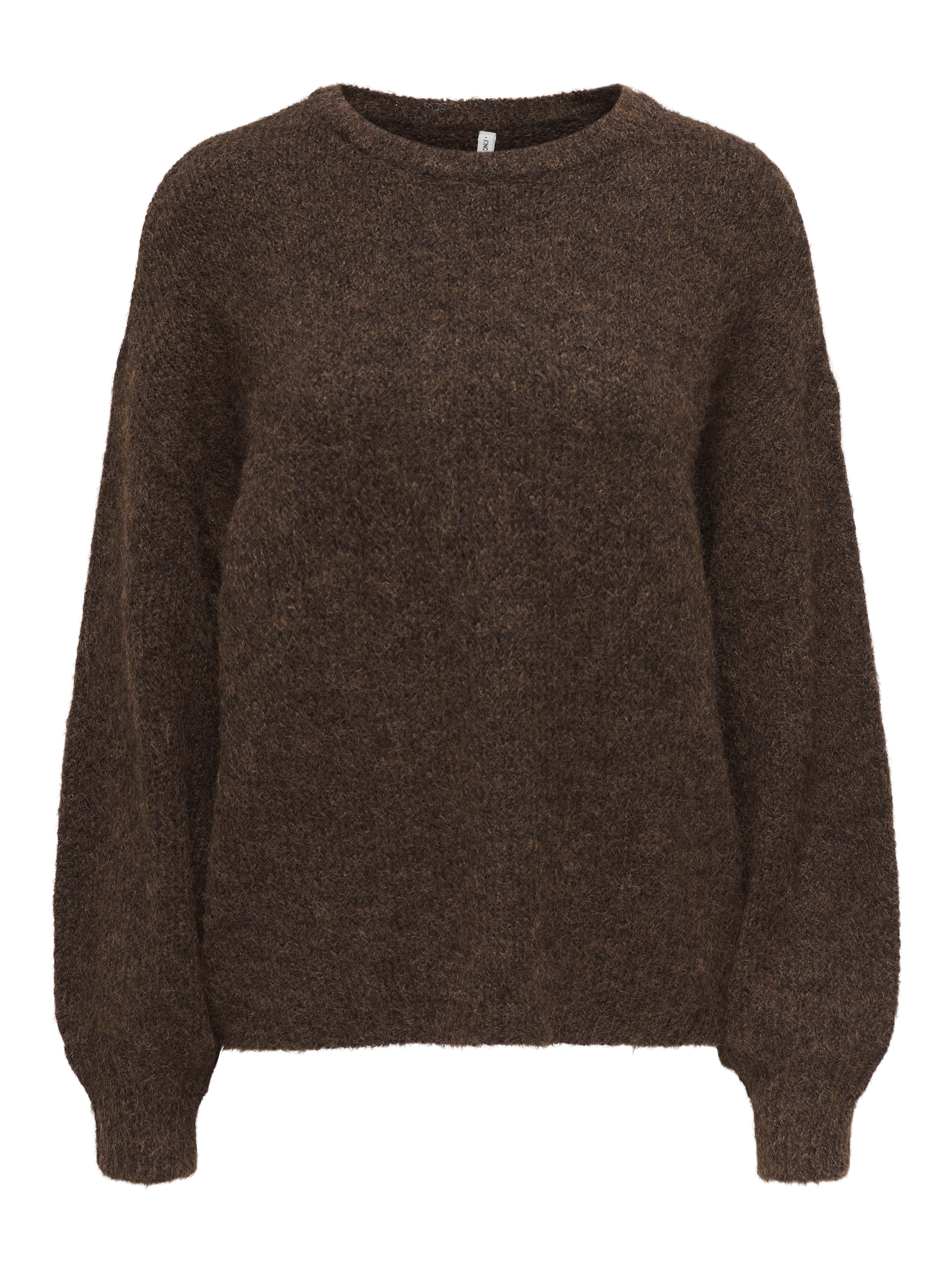 Only - Onlnellie Ls O-Neck Knt Noos Coffee Bean - Gr. - M