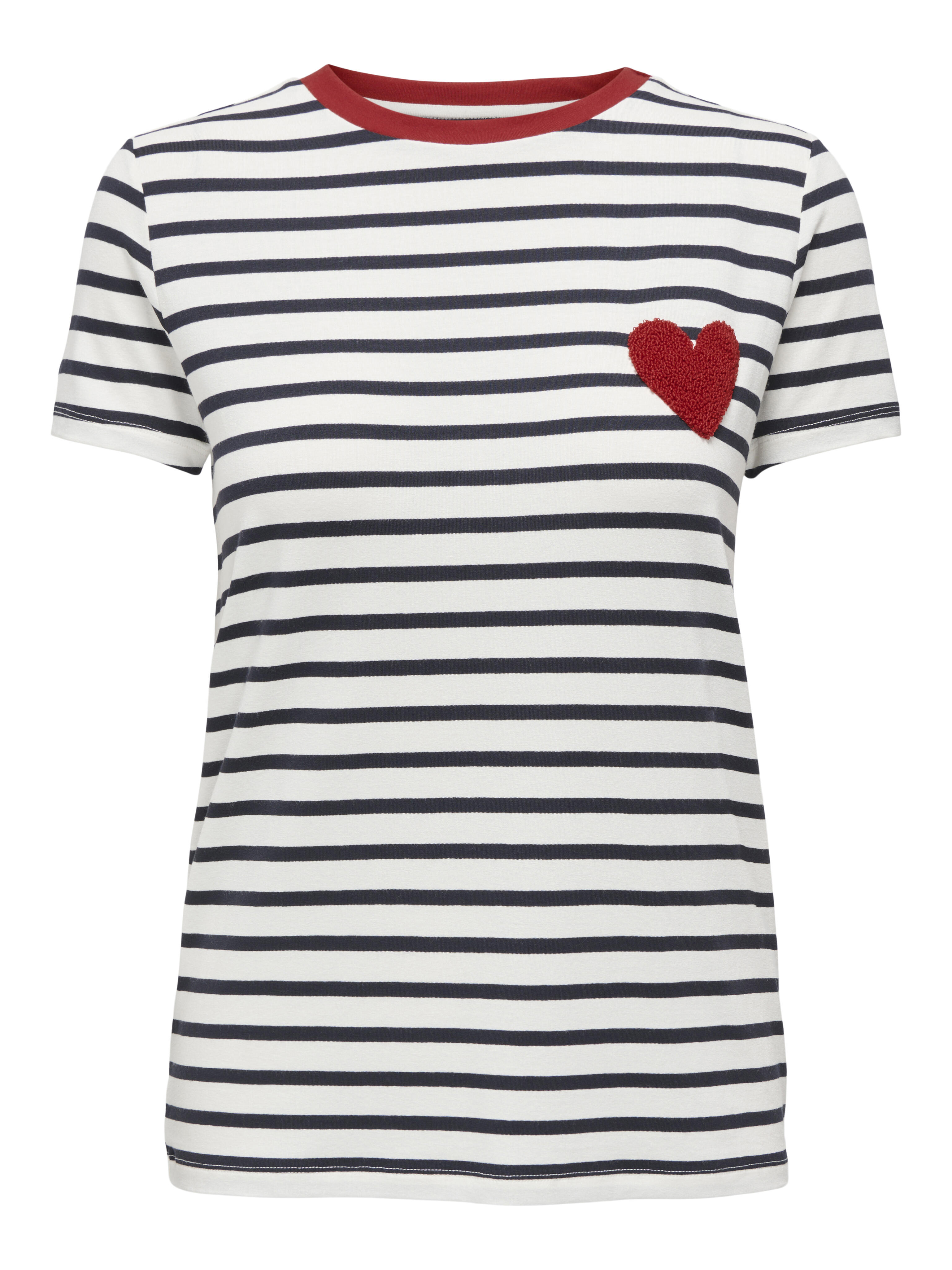 Only - Onlheart S/S Tee Jrs Noos Cloud Dancer - Gr. - L - Bild 3