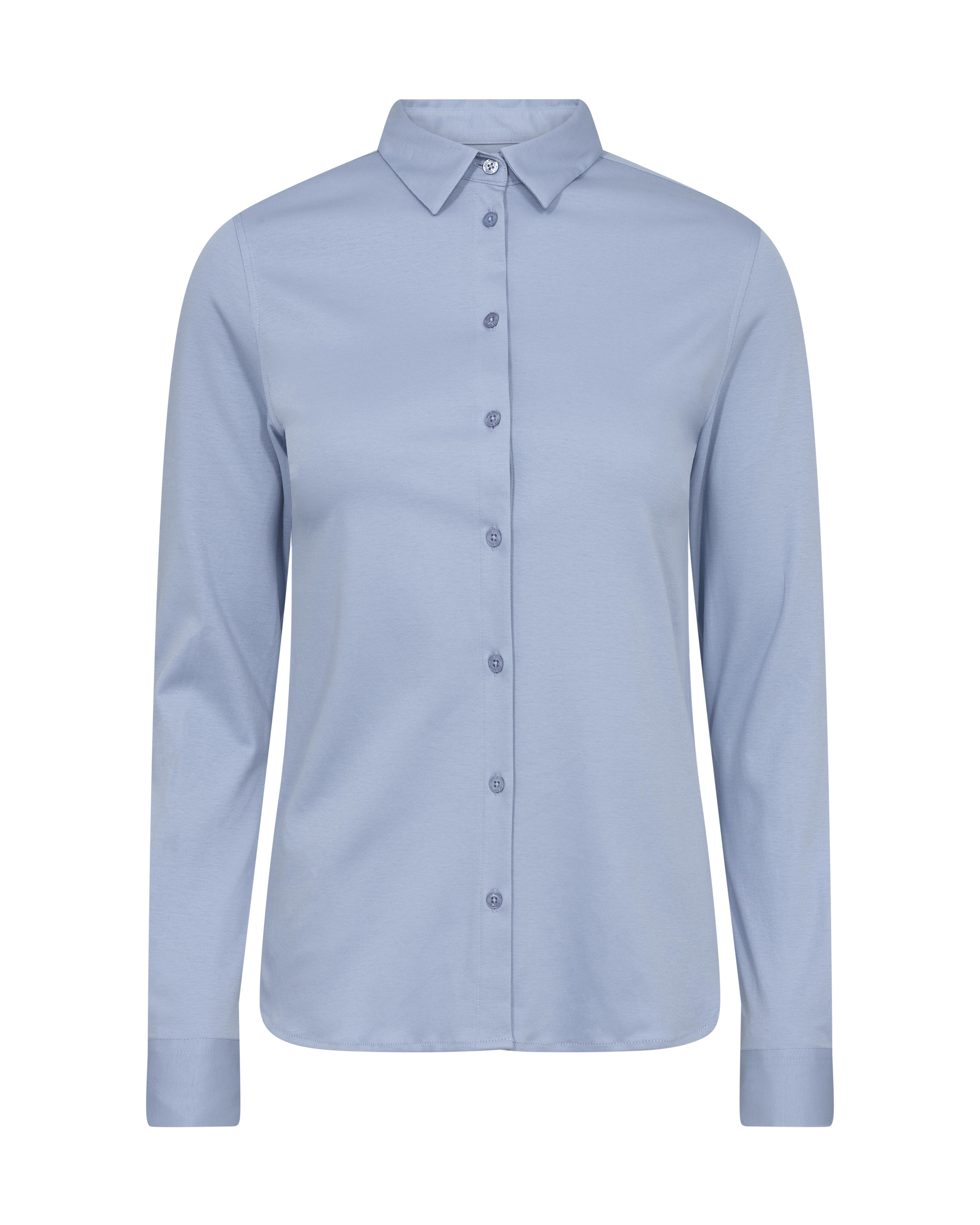 VAN GRAAF Mos Mosh Damen Hellblau Bluse Baumwolle Blau, Groß - Bild 2