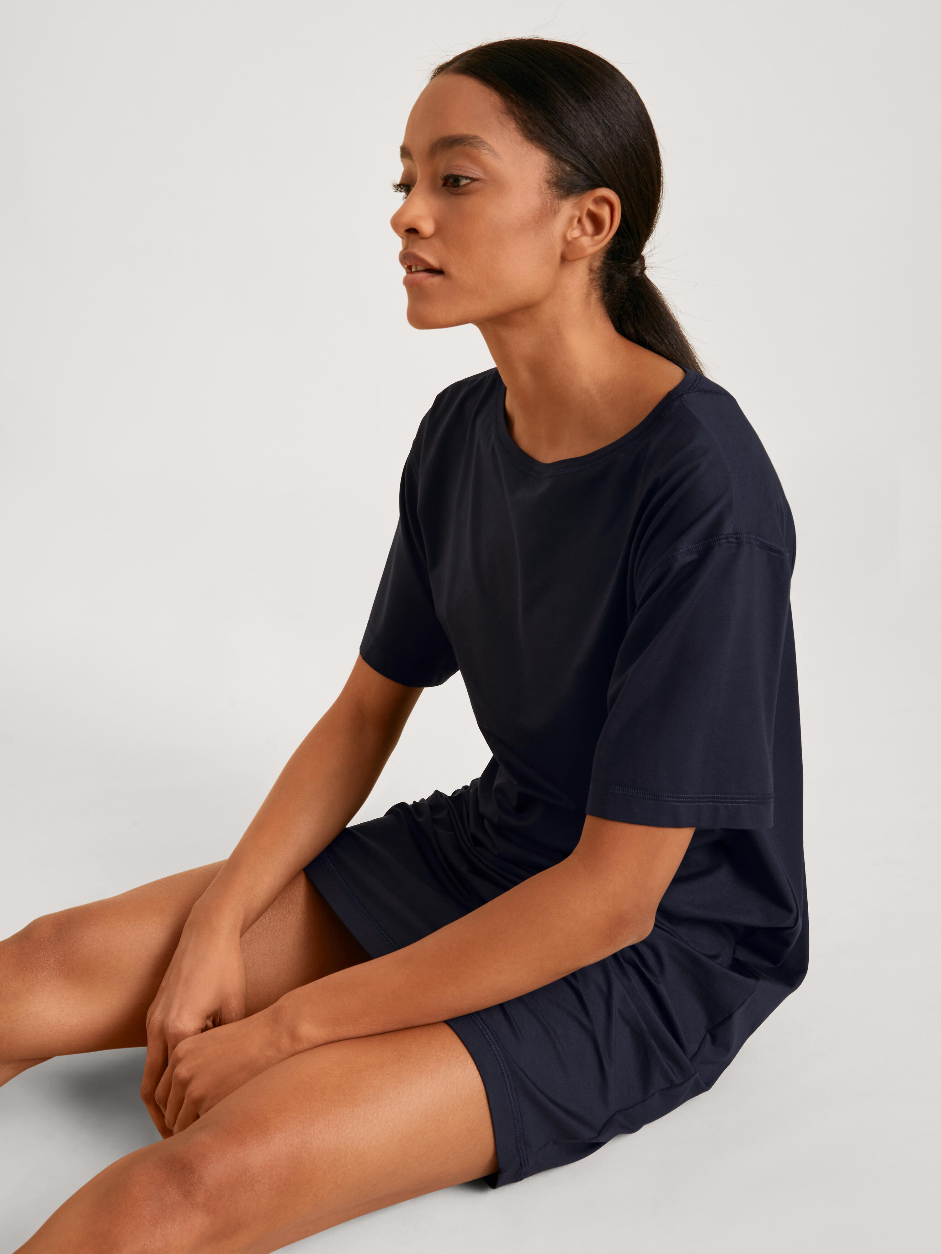 Calida Damen - Nachthemd Dark Lapis Blue - Gr. - S