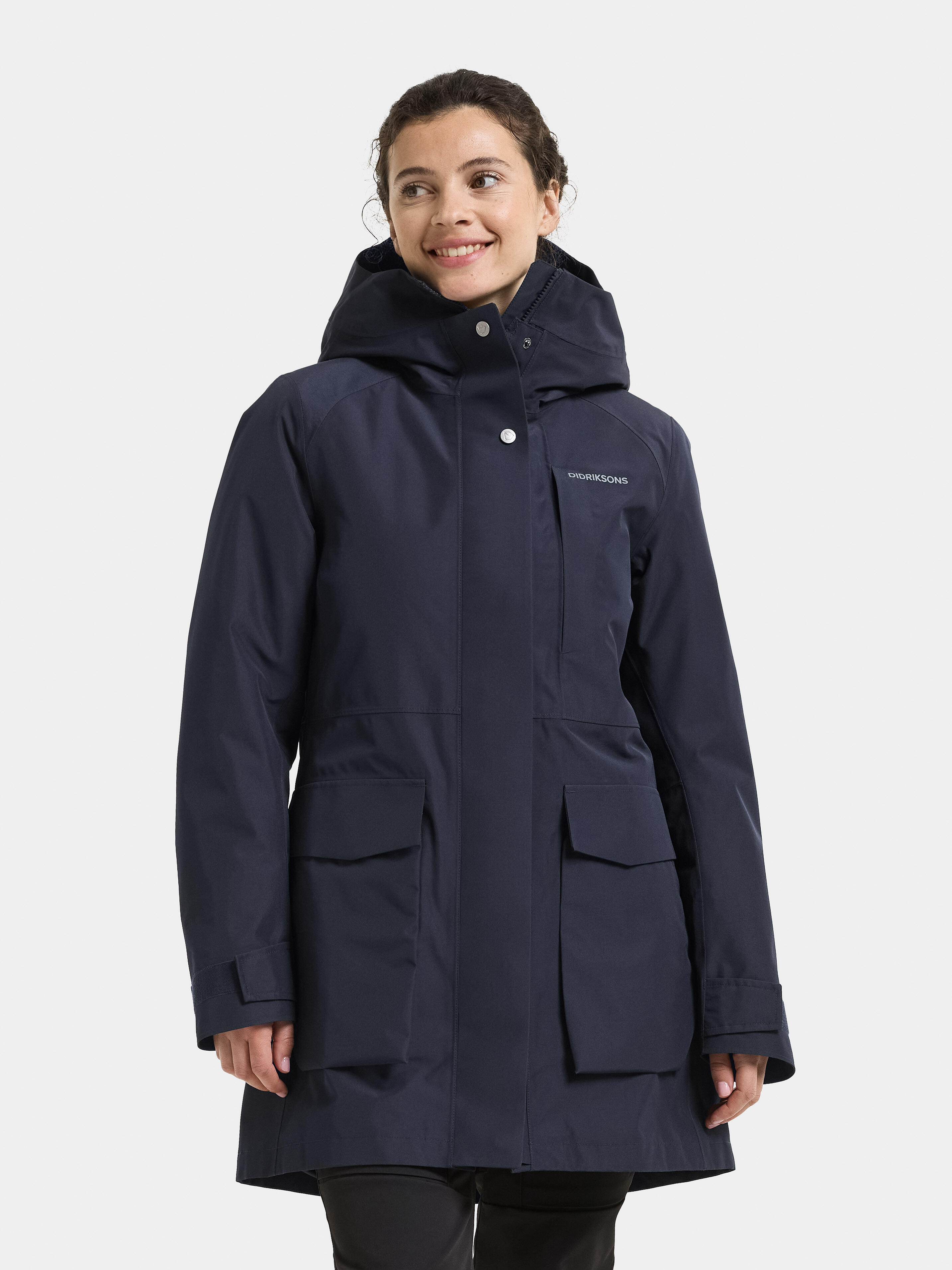 Didriksons Damen Blau Parka Harriet - Bild 3