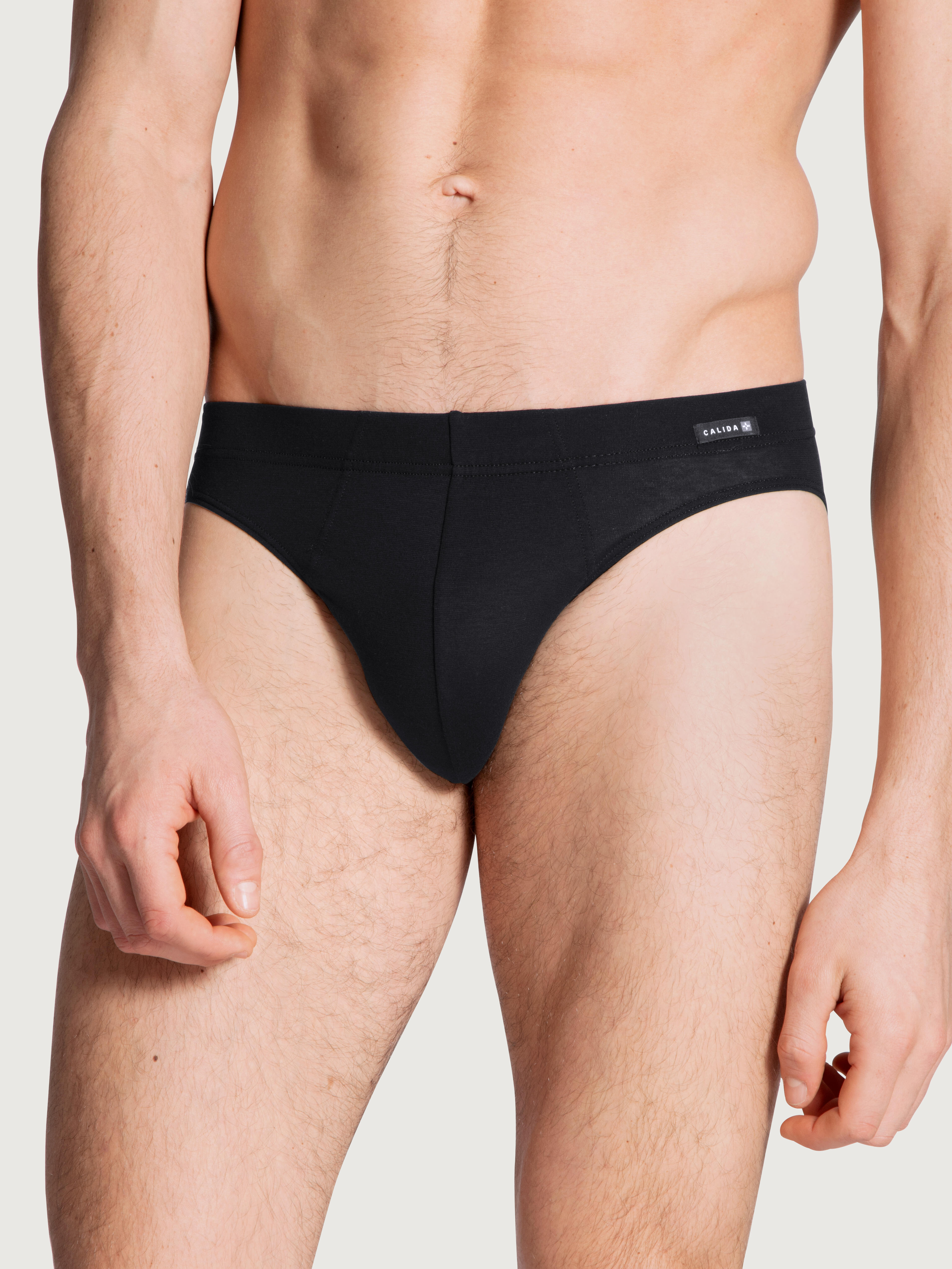 Calida Herren Schwarz Evolution Slipfür L, Baumwoll-Bestseller Für Jeden Typ Und Jeden Tag - Bild 2