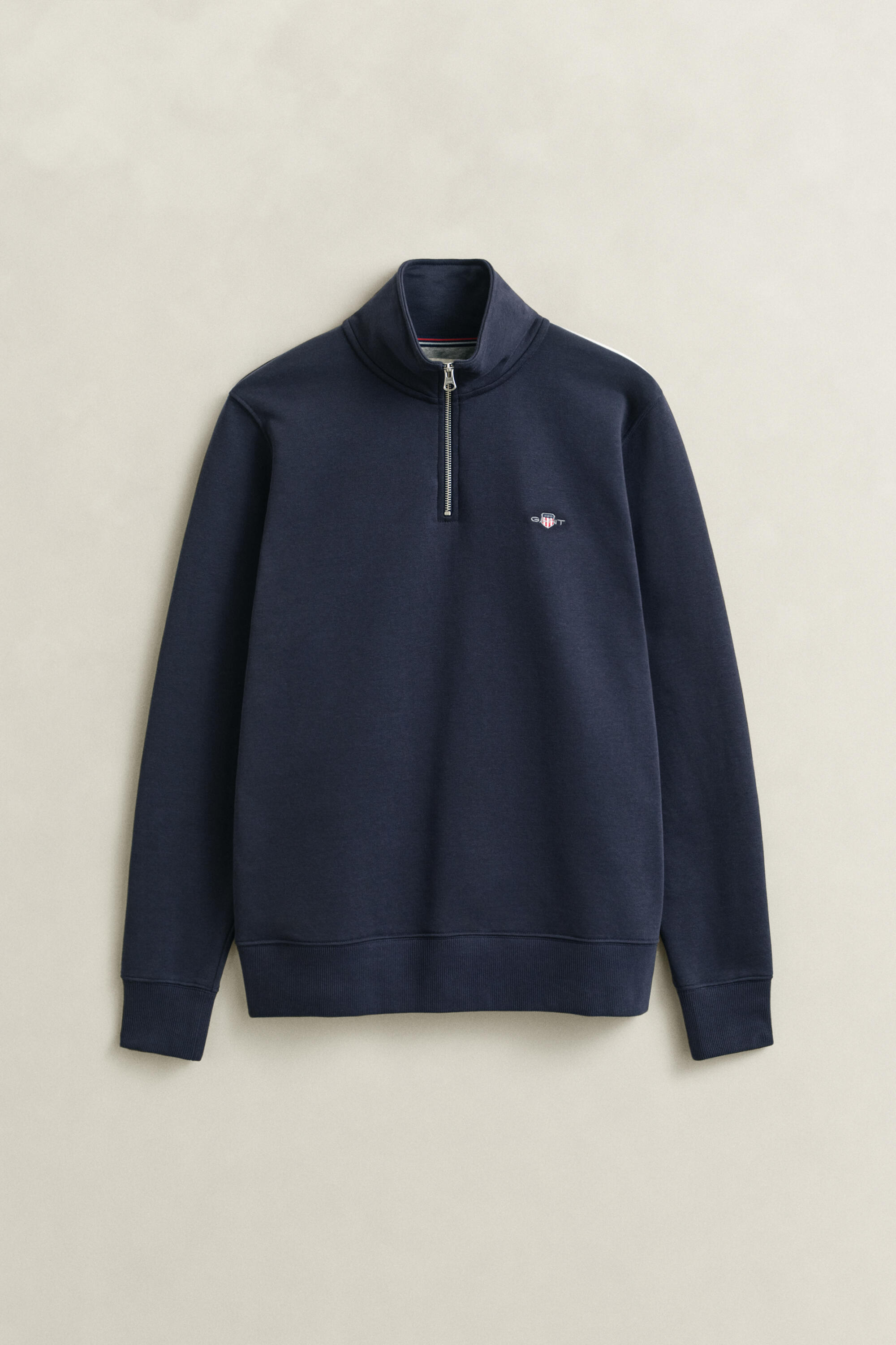Gant Herren Blau Troyer Baumwolle Unifarben - Bild 9
