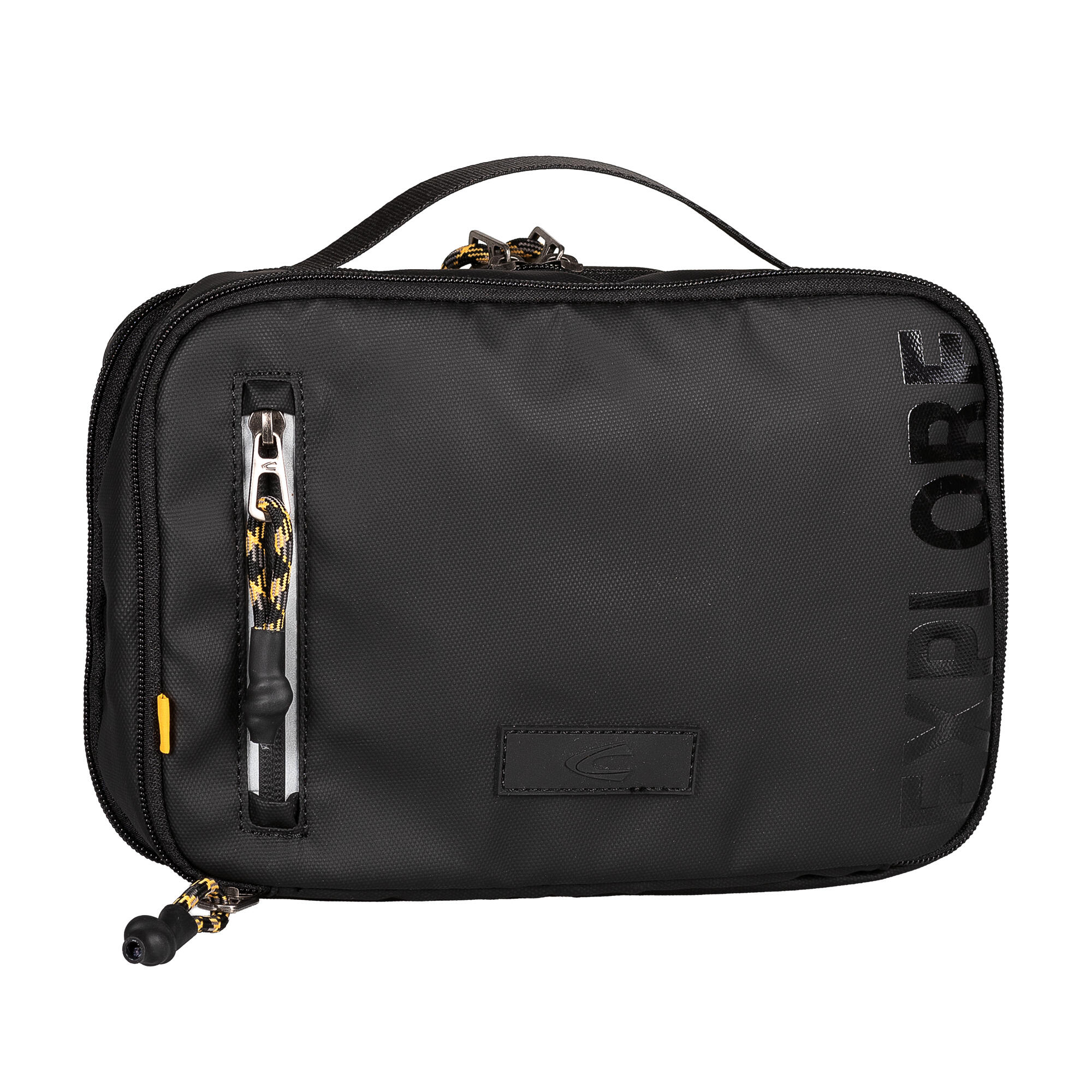 Camel Active Damen Schwarz Kulturbeutel "Explore" Kosmetiktasche Mit Reflektierende Reißverschlüsse von Baur - Bild 3
