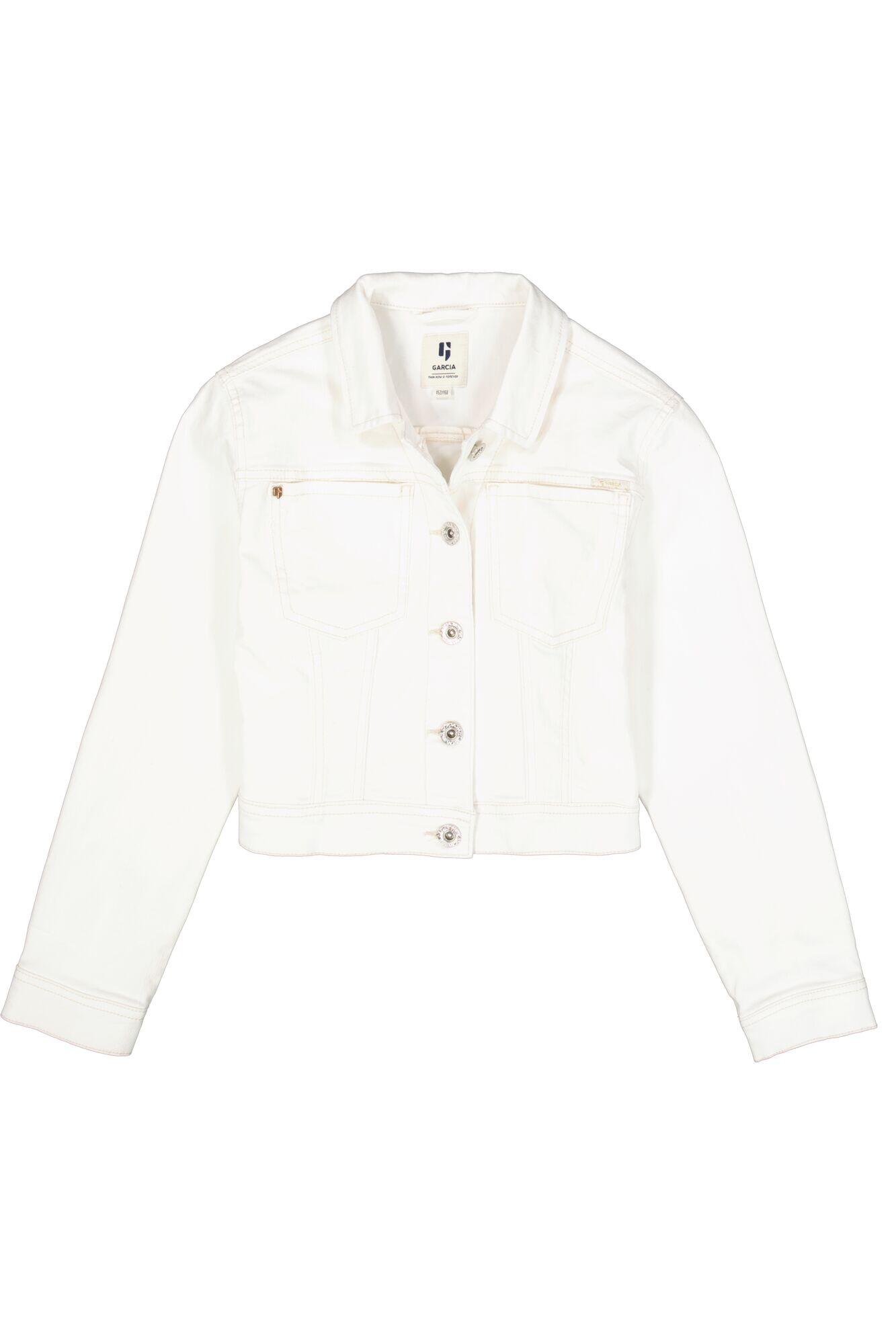Garcia Mädchen Blanc Jeansjacke, Vitorria - Bild 2