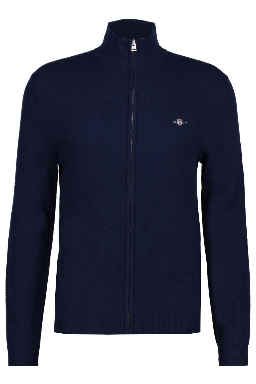 Hemden Gant Herren Marine Regular Fit Cardigan Einfarbig - Bild 3