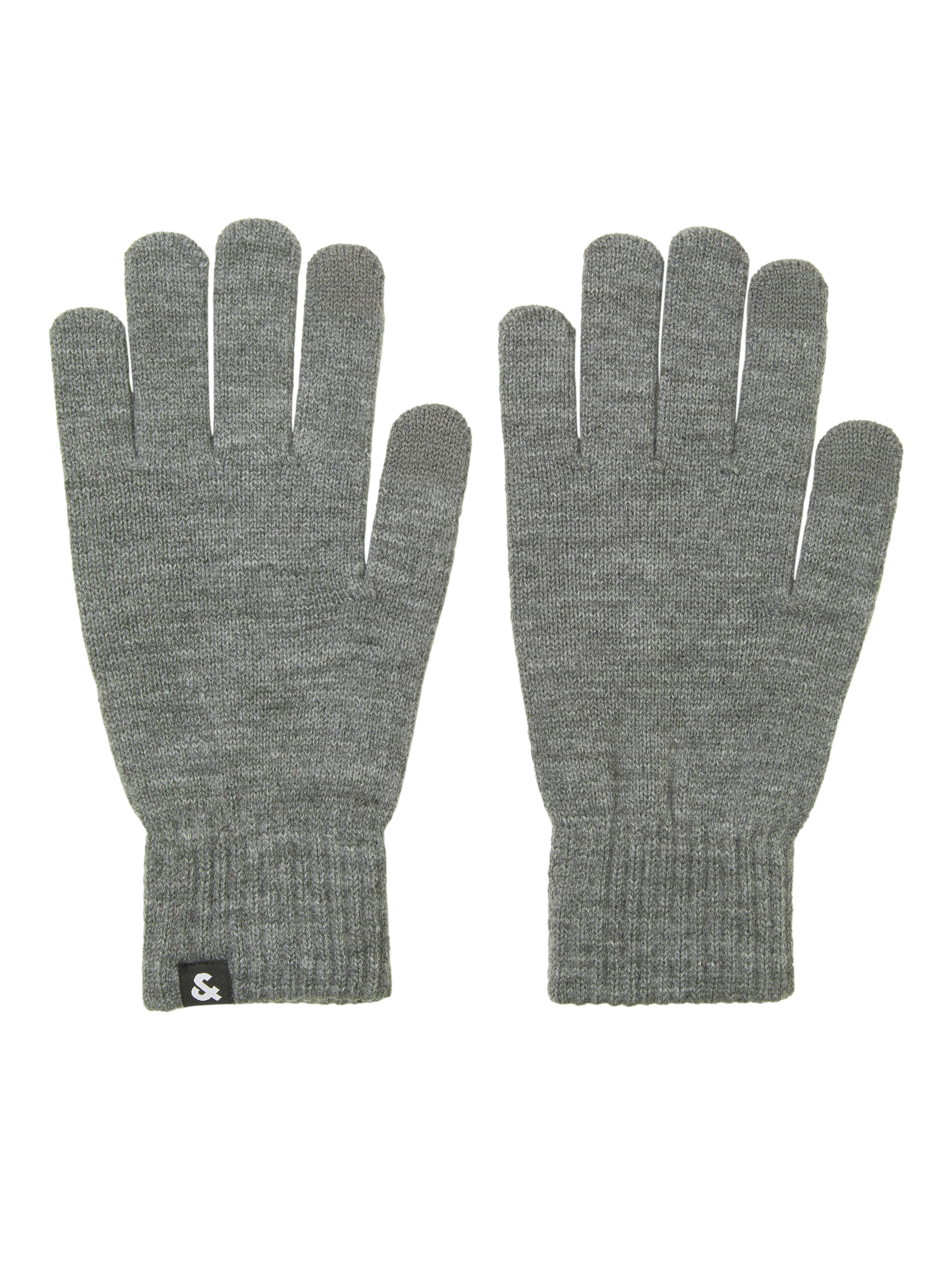 Jack & Jones, Herren, Handschuhe, Barry Knitted, Grau, (One Size) - Bild 2