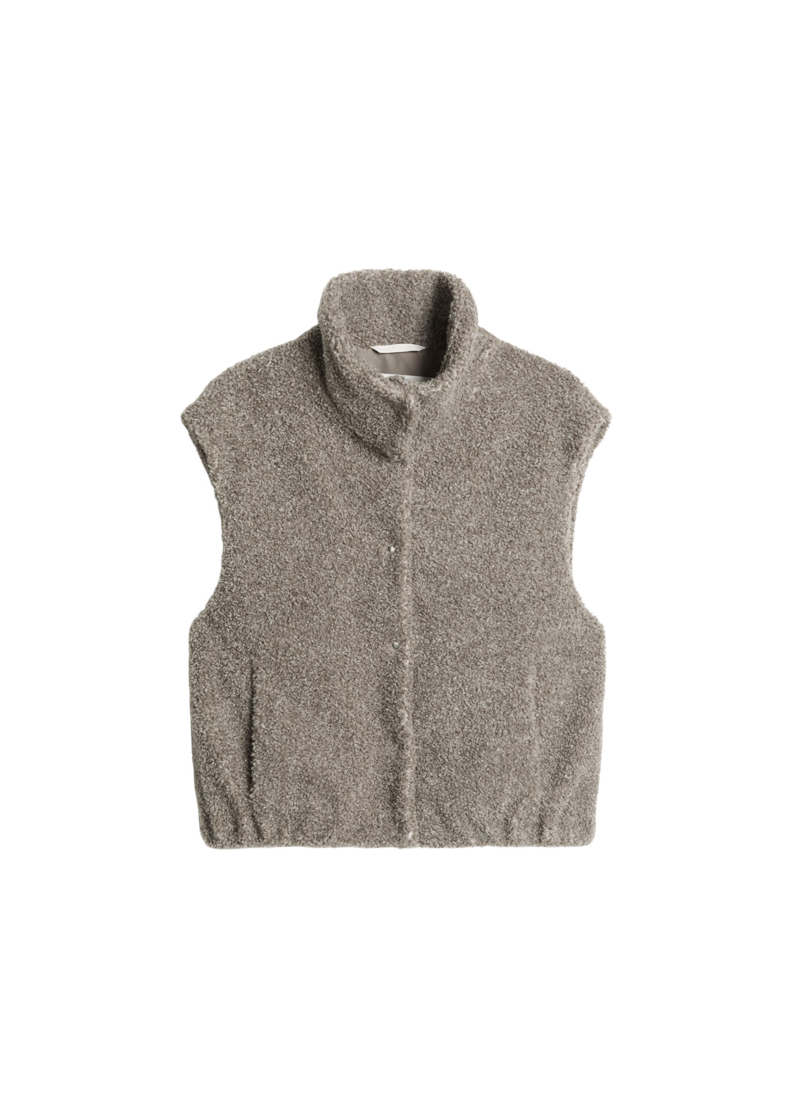 Marc O'polo Damen Grigio/Porpora Steppweste "Aus Recyceltem Polyester", Gr. 40, Beige (Stone Taupe Melange), Obermaterial: 100% Polyester. Futter: 100% Polyester... - Image 2