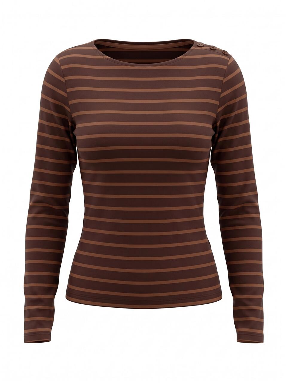 Mango T-Shirt Porta, Marron - Bild 2