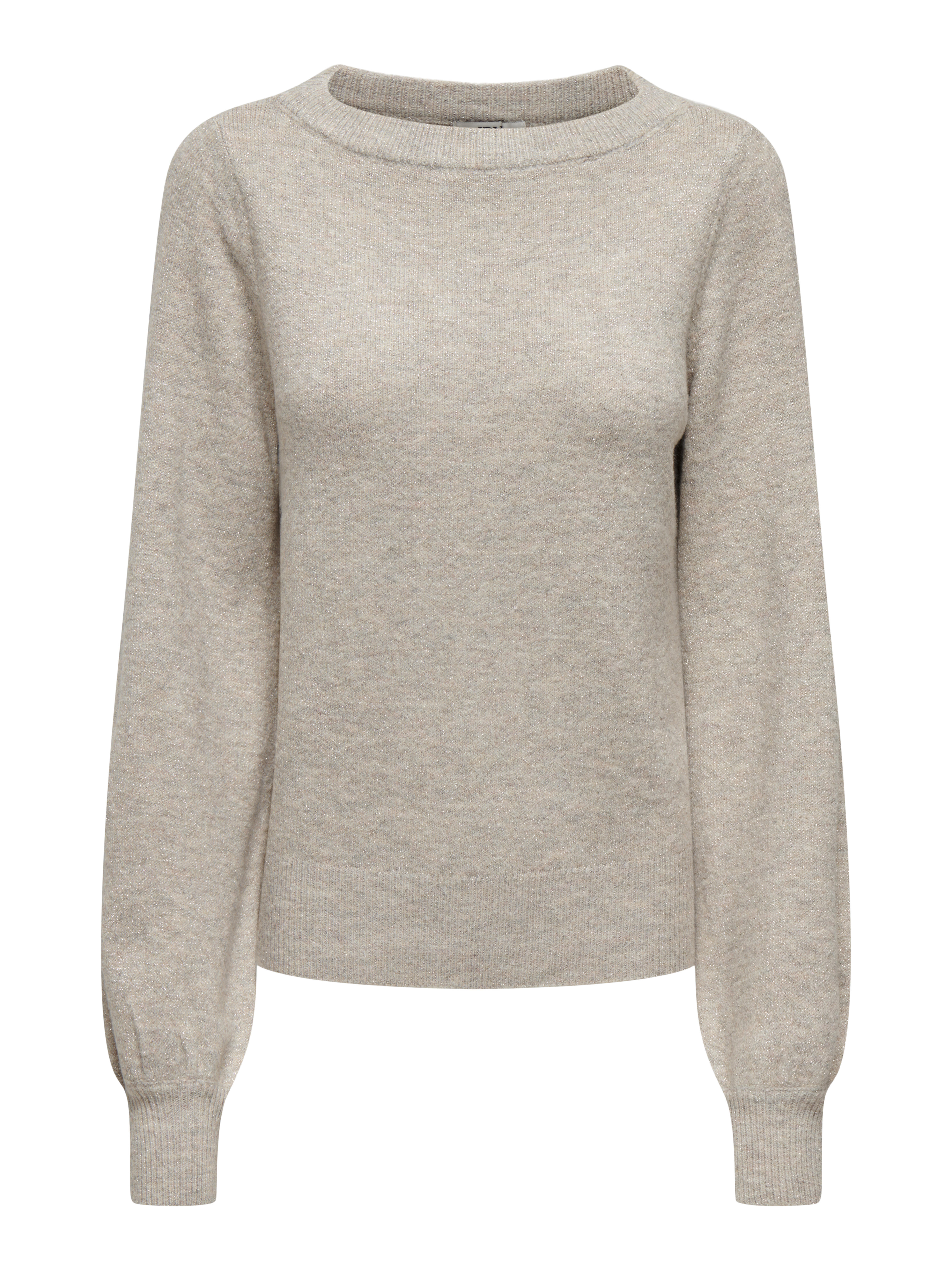 JdY, Damen, Pullover, Jdyrue Glitter L/S Boat Pullove Knt Noos, Grau, (L) - Bild 3