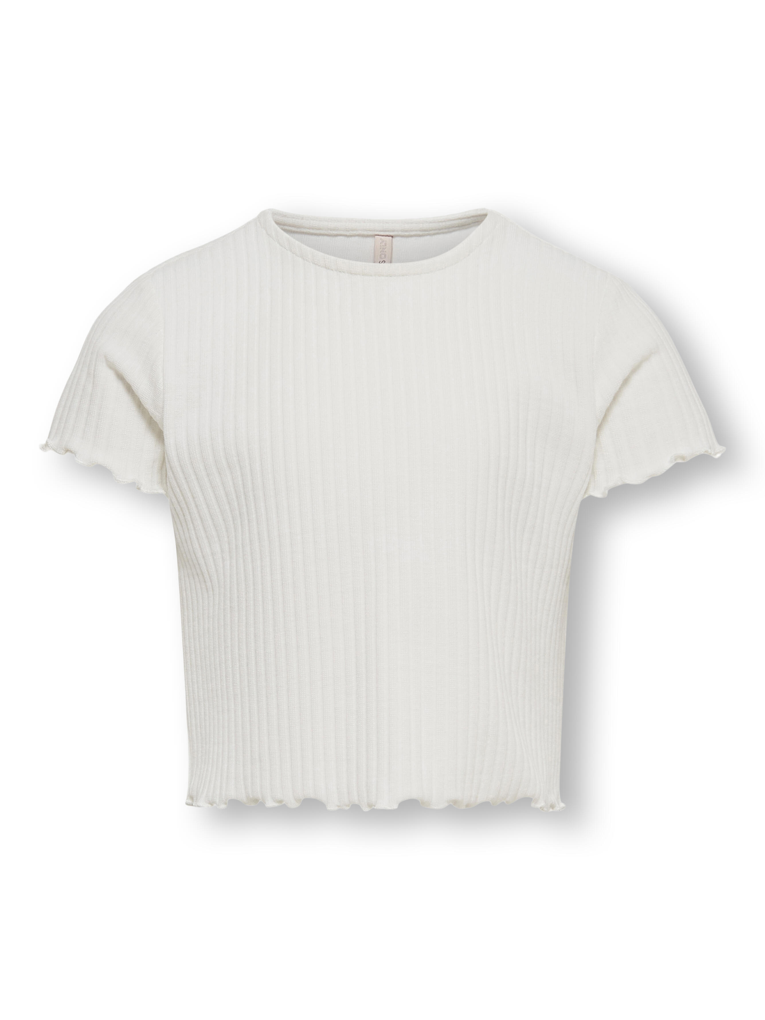 Kids Only Mädchen - Kognella S/S O-Neck Top Noos Jrs Cloud Dancer - Gr. - 152