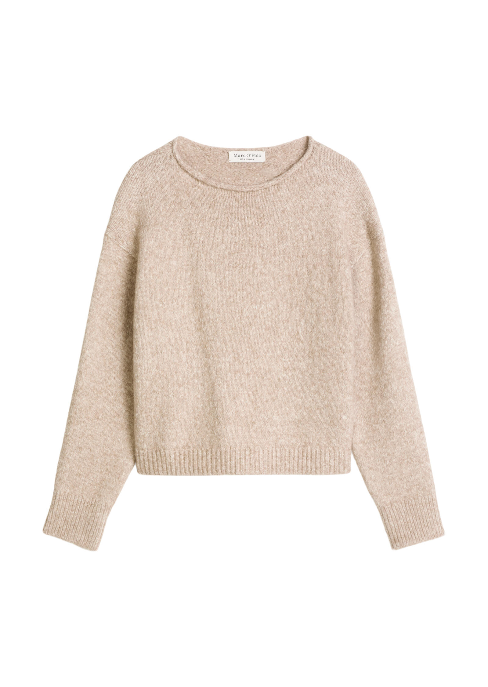 Marc O'polo Pullovers, Lsl, Boat-Neck, Light Brown_multi_01 - Bild 3