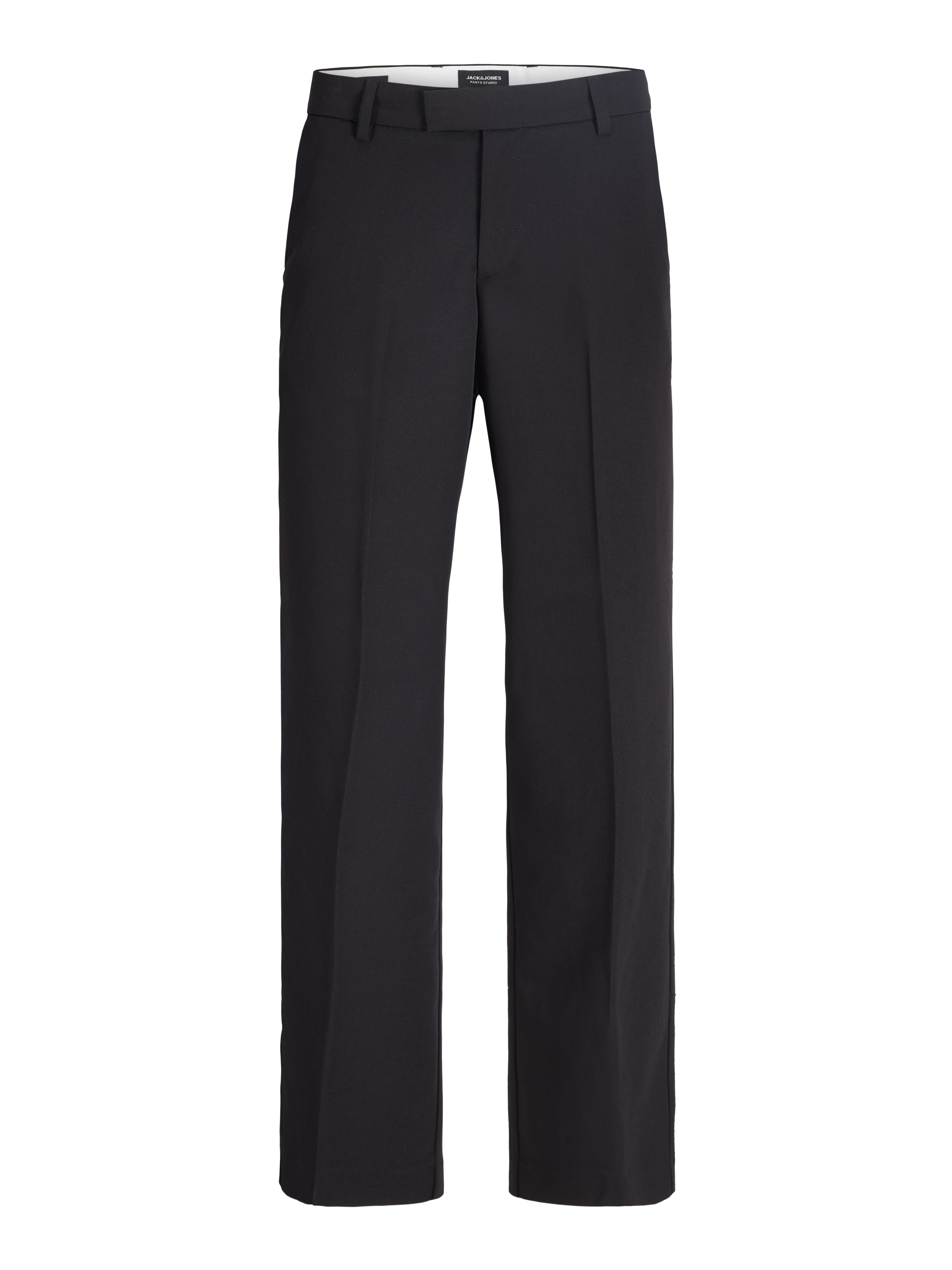 Jack & Jones Herren Schwarz – Toby – Elegante Hose In Mit Weitem Bein - Bild 3