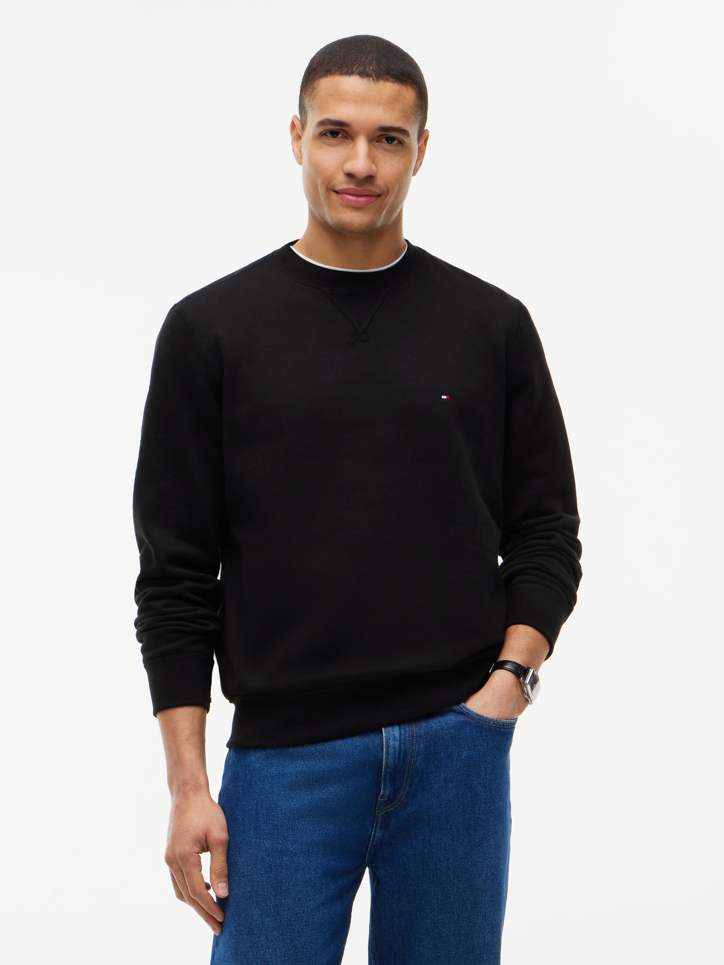 Tommy Hilfiger Flag Logo Fleece Sweatshirt - Bild 2