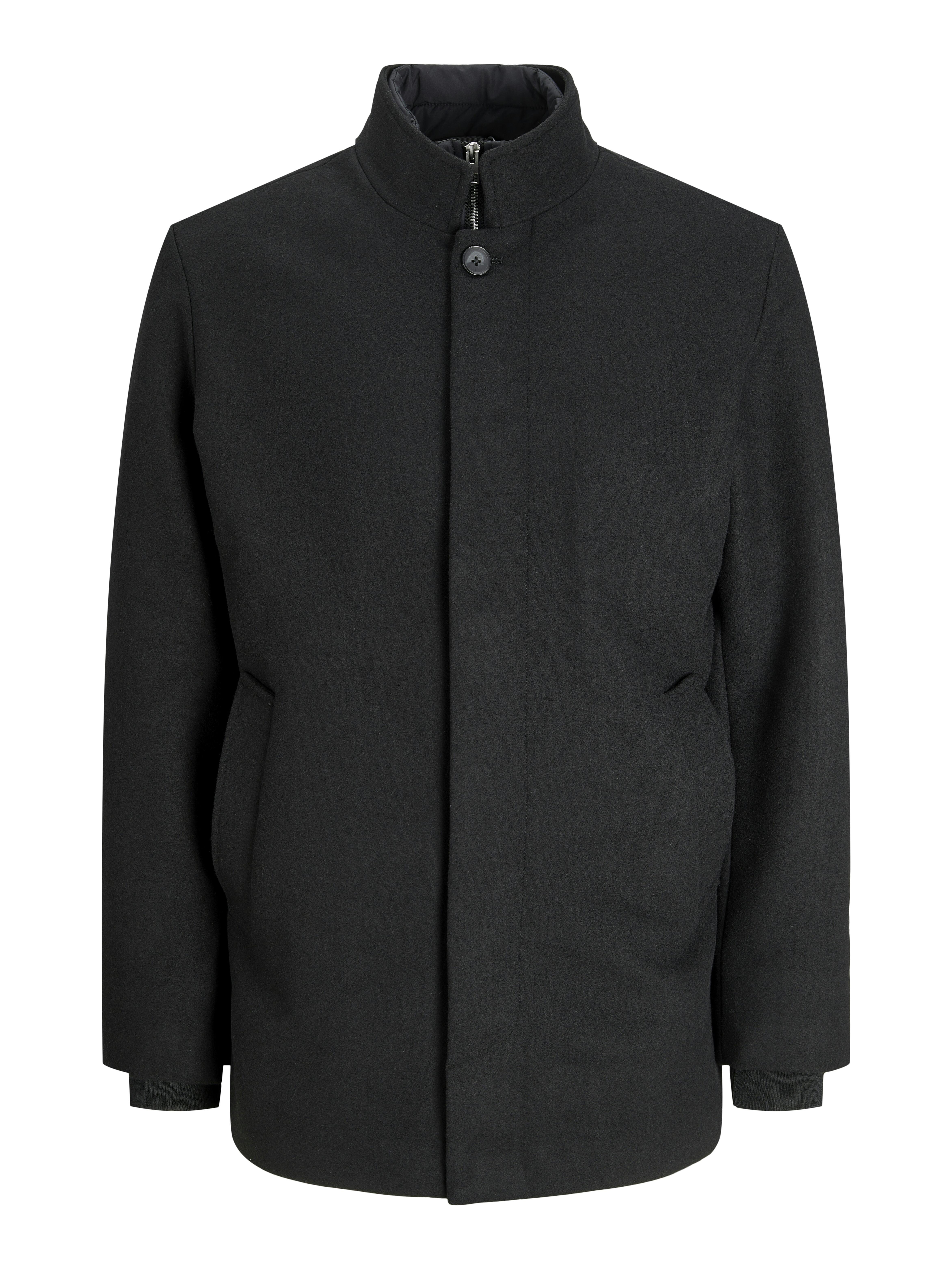 Jack & Jones, Herren, Mäntel, Jjeharrison Wool Jacket Sn, Schwarz, (M) - Bild 4