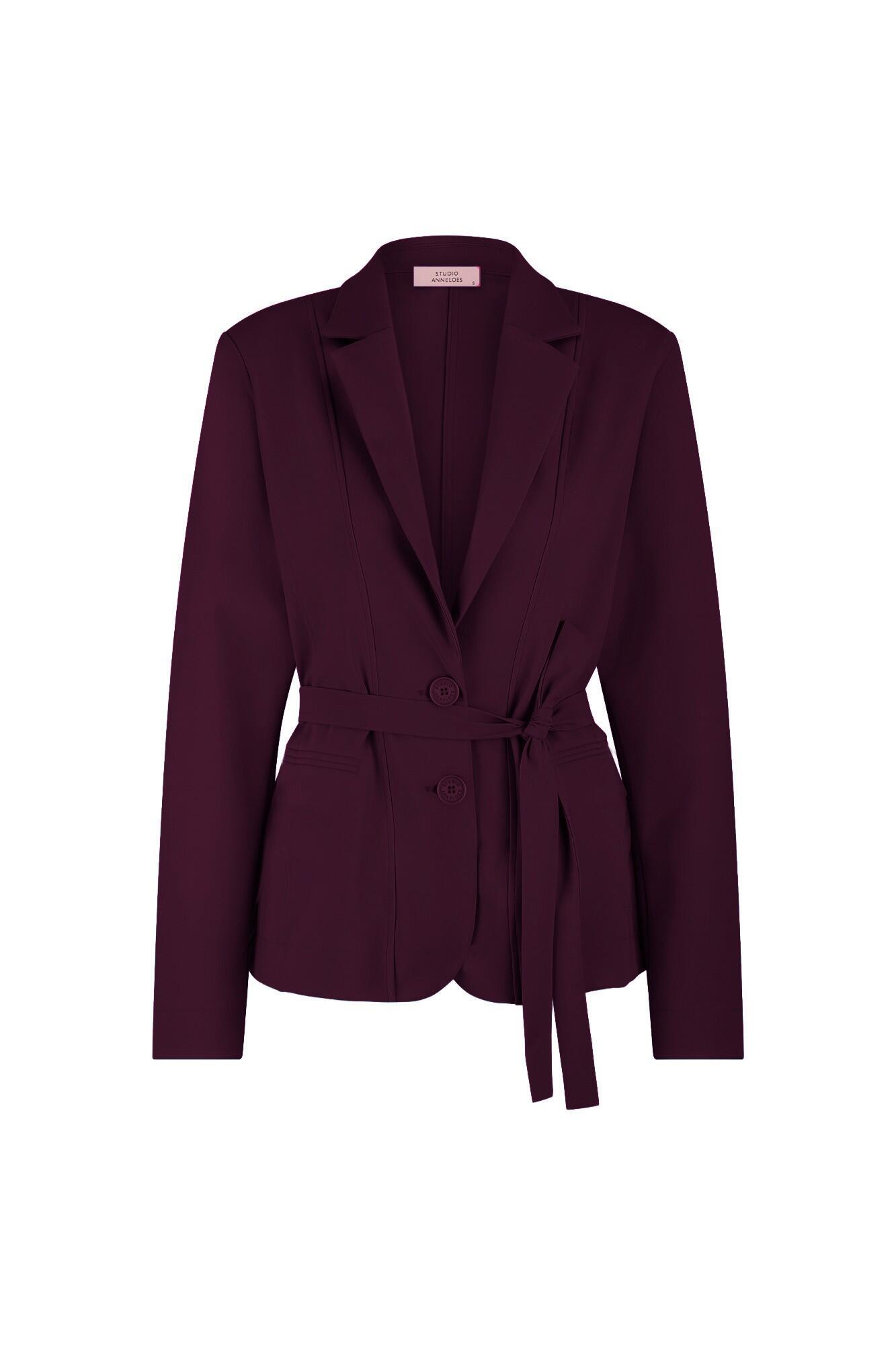 Studio Anneloes - Elin Bonded Blazer Blackberry - Gr. - Xl