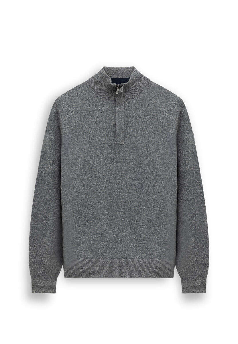 State Of Art Herren Blau - Troyer Pullover - Gr. - L