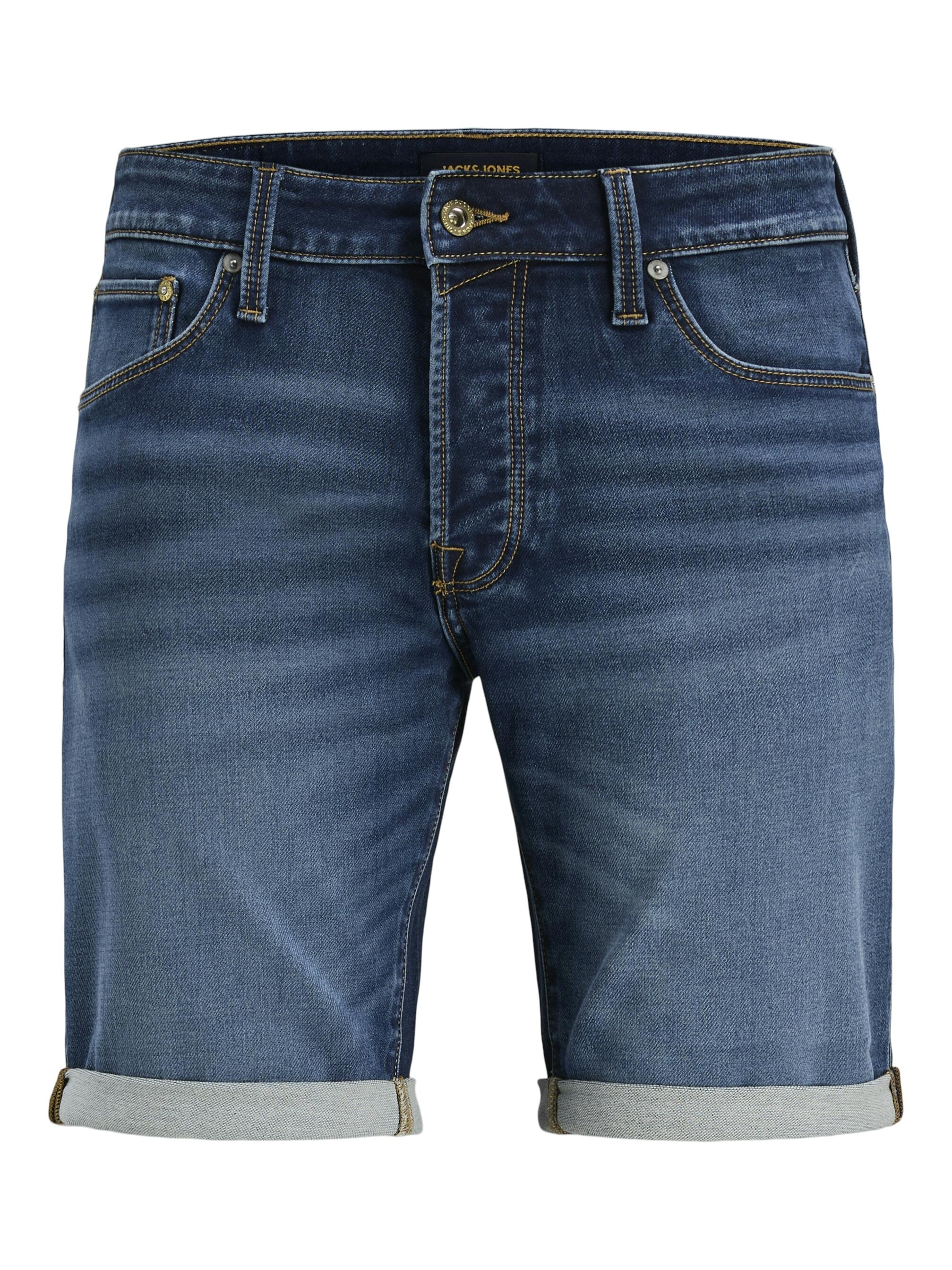 Jack & Jones Herren Jeans Short JJIRICK JJICON I.K.- Mid waist - Regular Fit - Schwarz Blau Grau Beige - Bild 7