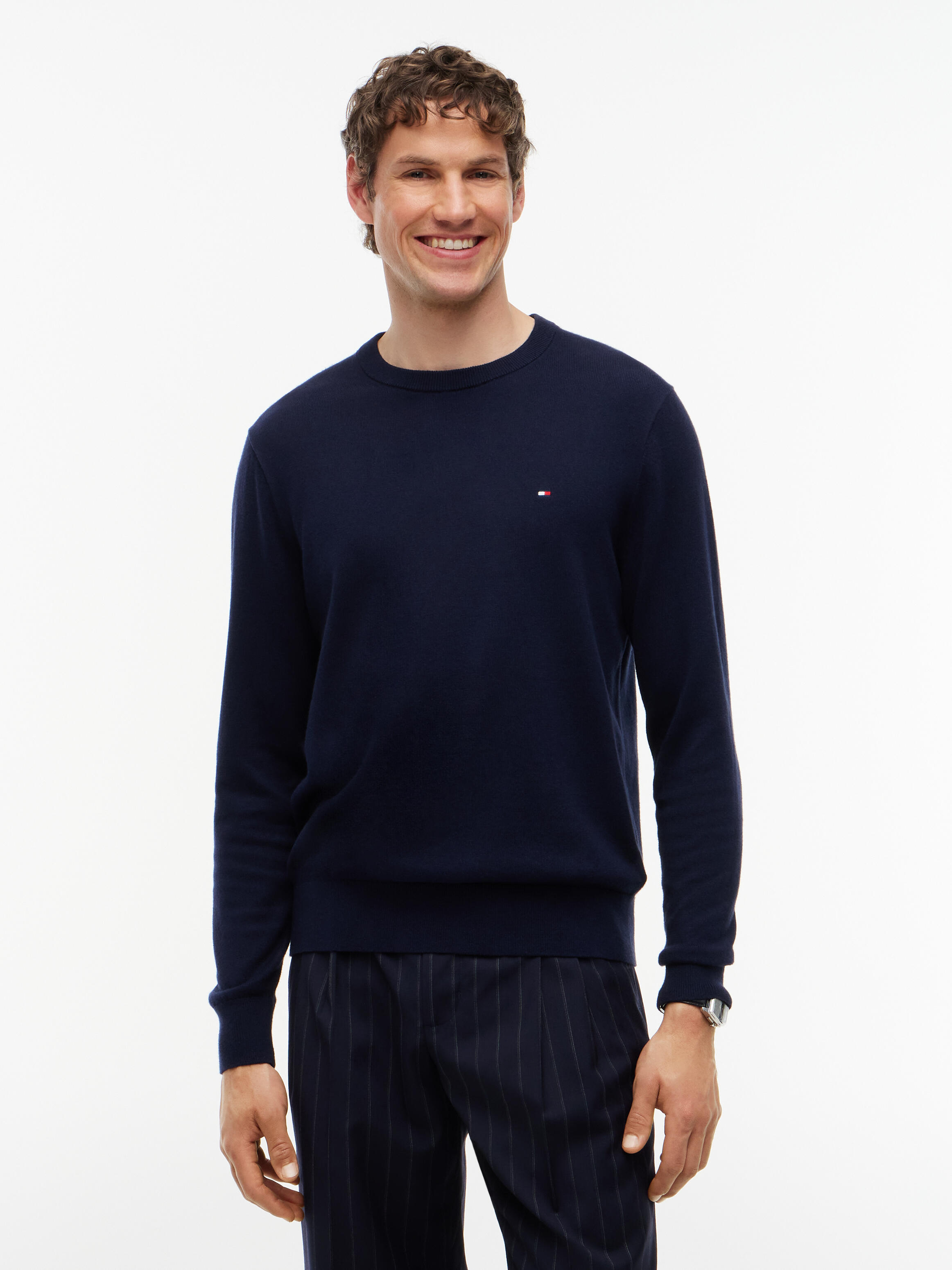 Tommy Hilfiger Pima Org Ctn Cashmere Crew Neck - Bild 4