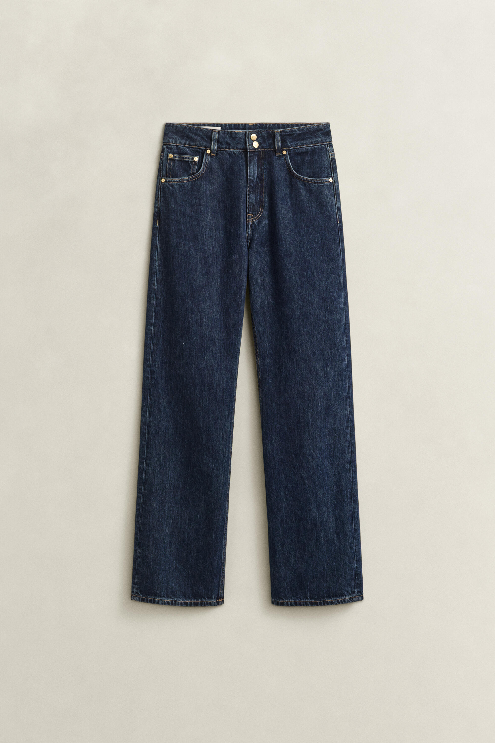 Gant Damen Dark Blau Worn In Geknöpfte Relxed Fit Jeans (30) - Bild 3