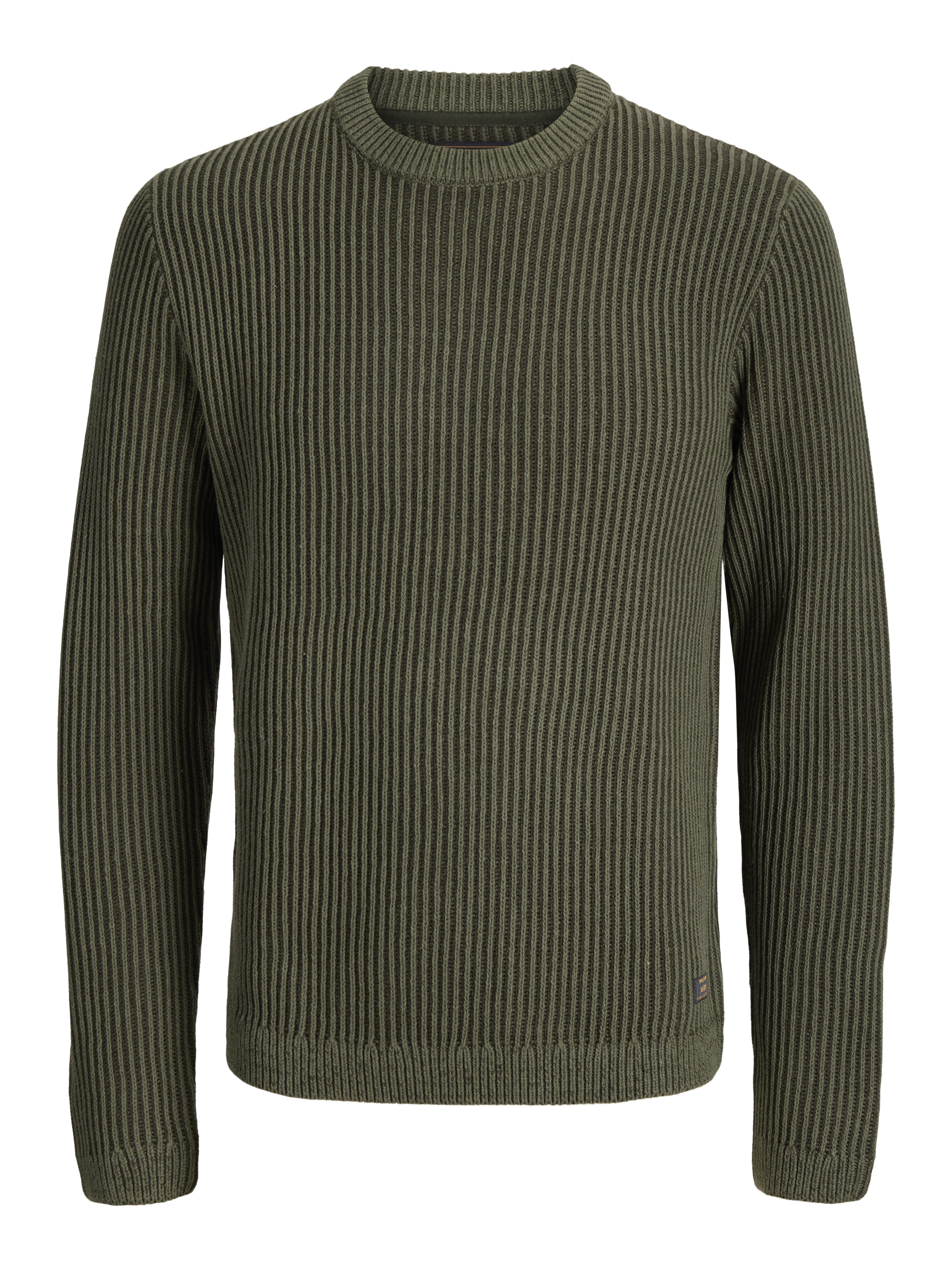 Jack&Jones Grün - Jjedover Knit Crew Neck Sn - Gr. - L - Bild 4