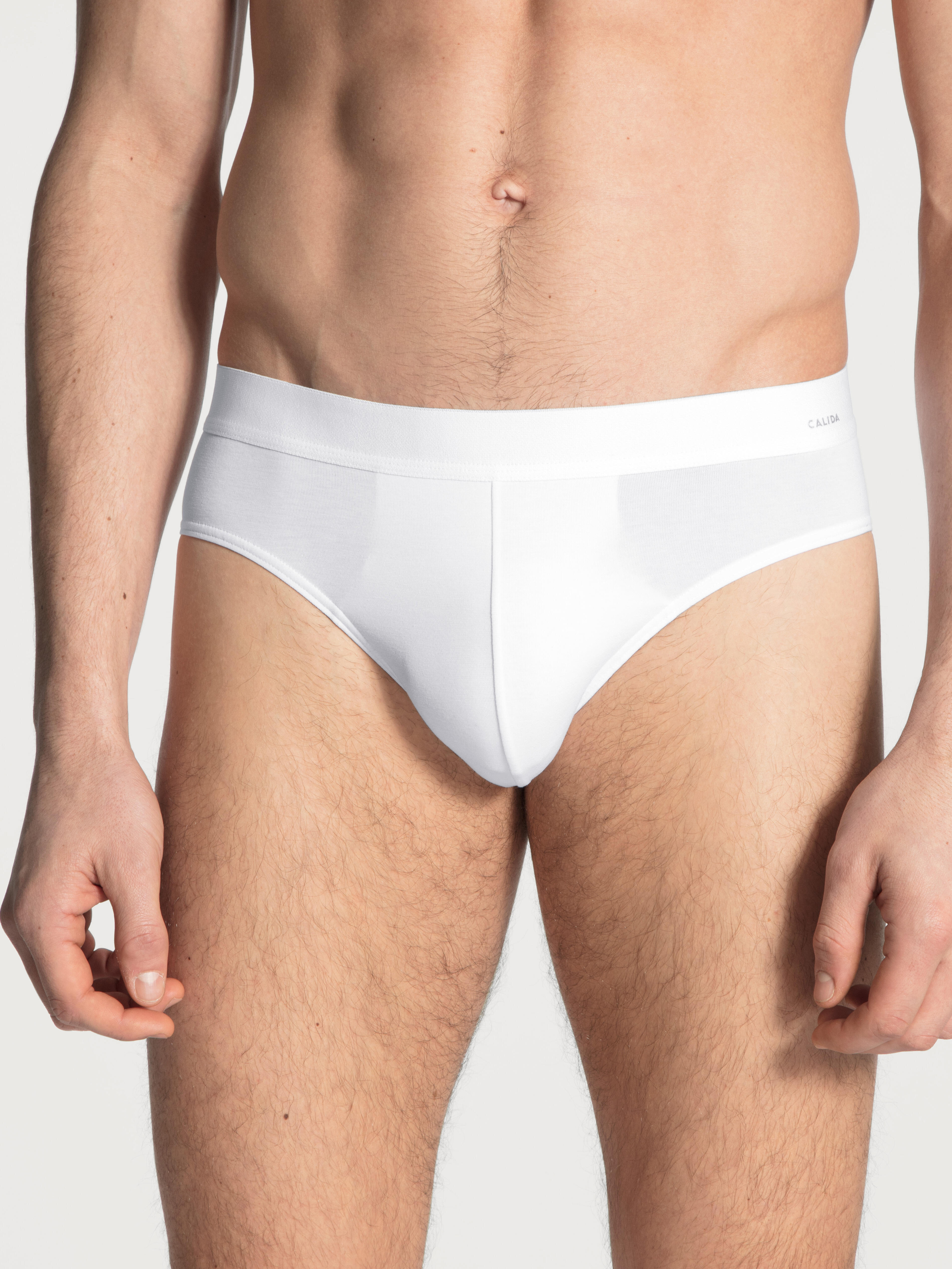 Calida Herren Weiß Cotton Code Slip Mit Elastikbundfür Xl, Dein Tägliches Codewort Heißt: Komfort - Bild 2
