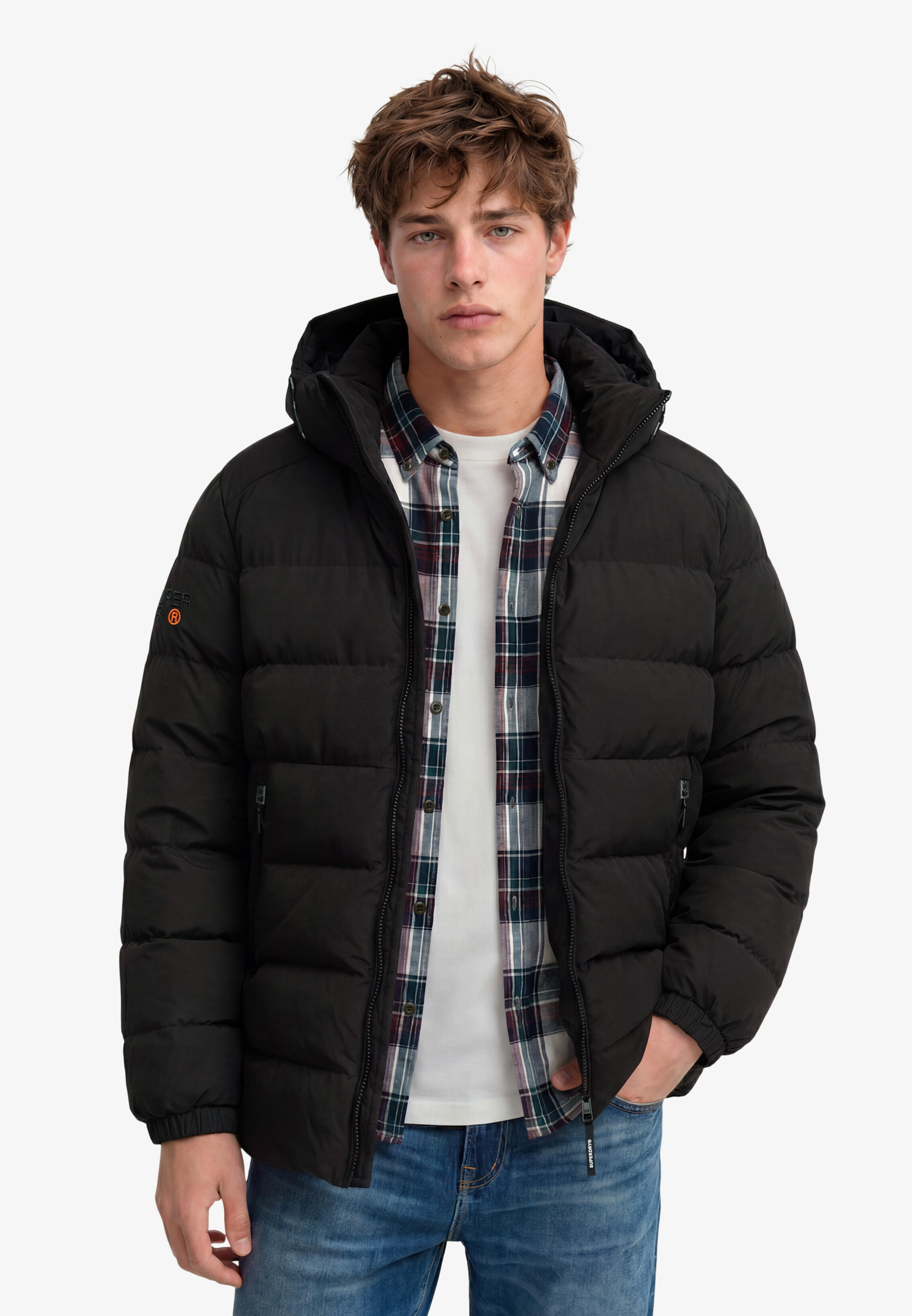 Superdry - Kapuzen-Sport-Pufferjacke - Jackets - Herren - Schwarzk - Xl - Bild 9