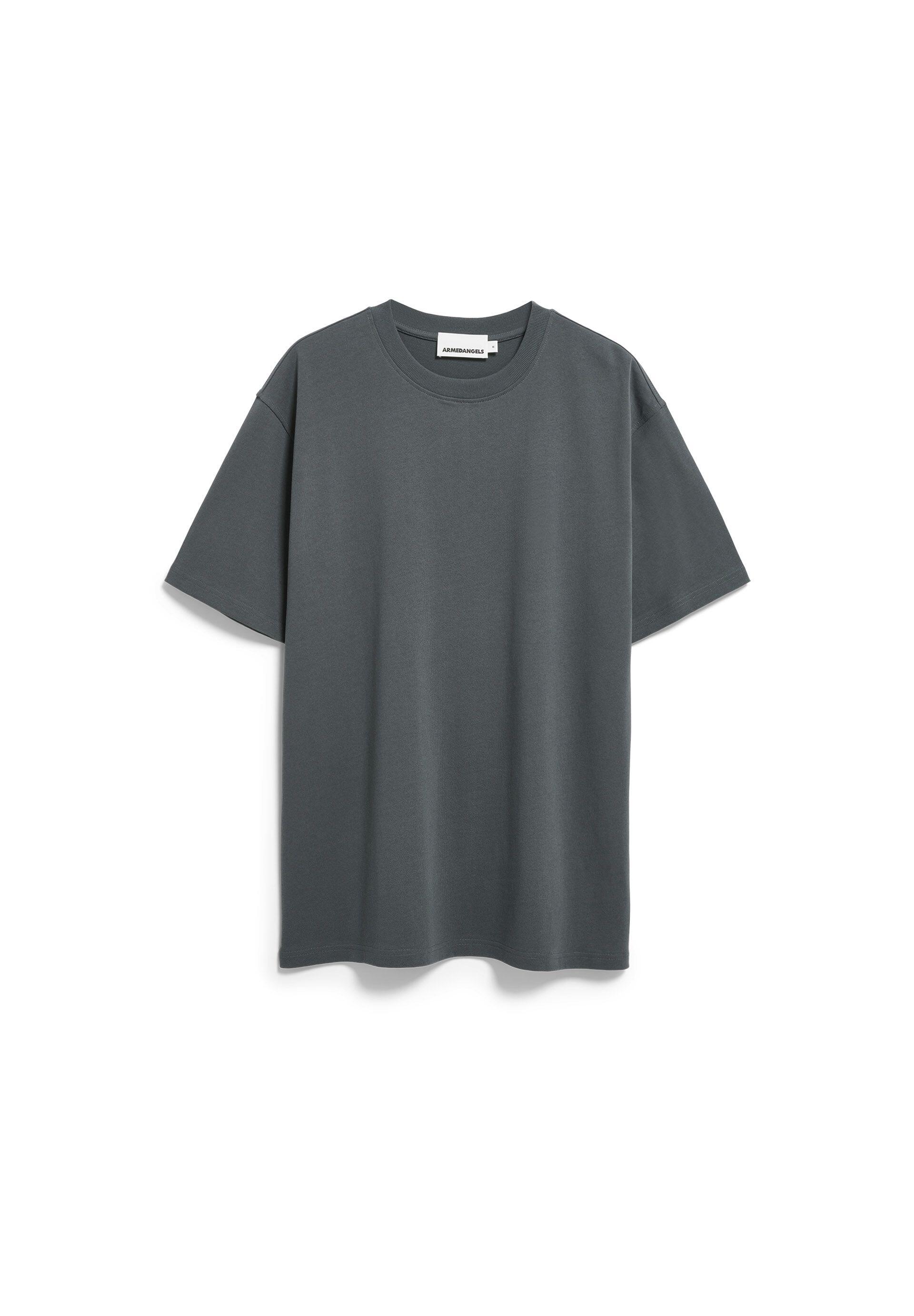 Armedangels Herren Gris Dickes T-Shirt Maarkos - Bild 2