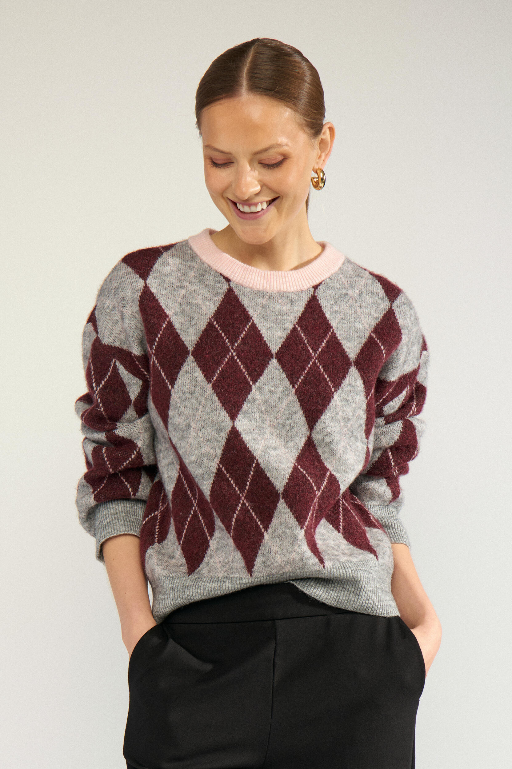 Nümph Damen Gris Pullover Nutikla - Bild 4