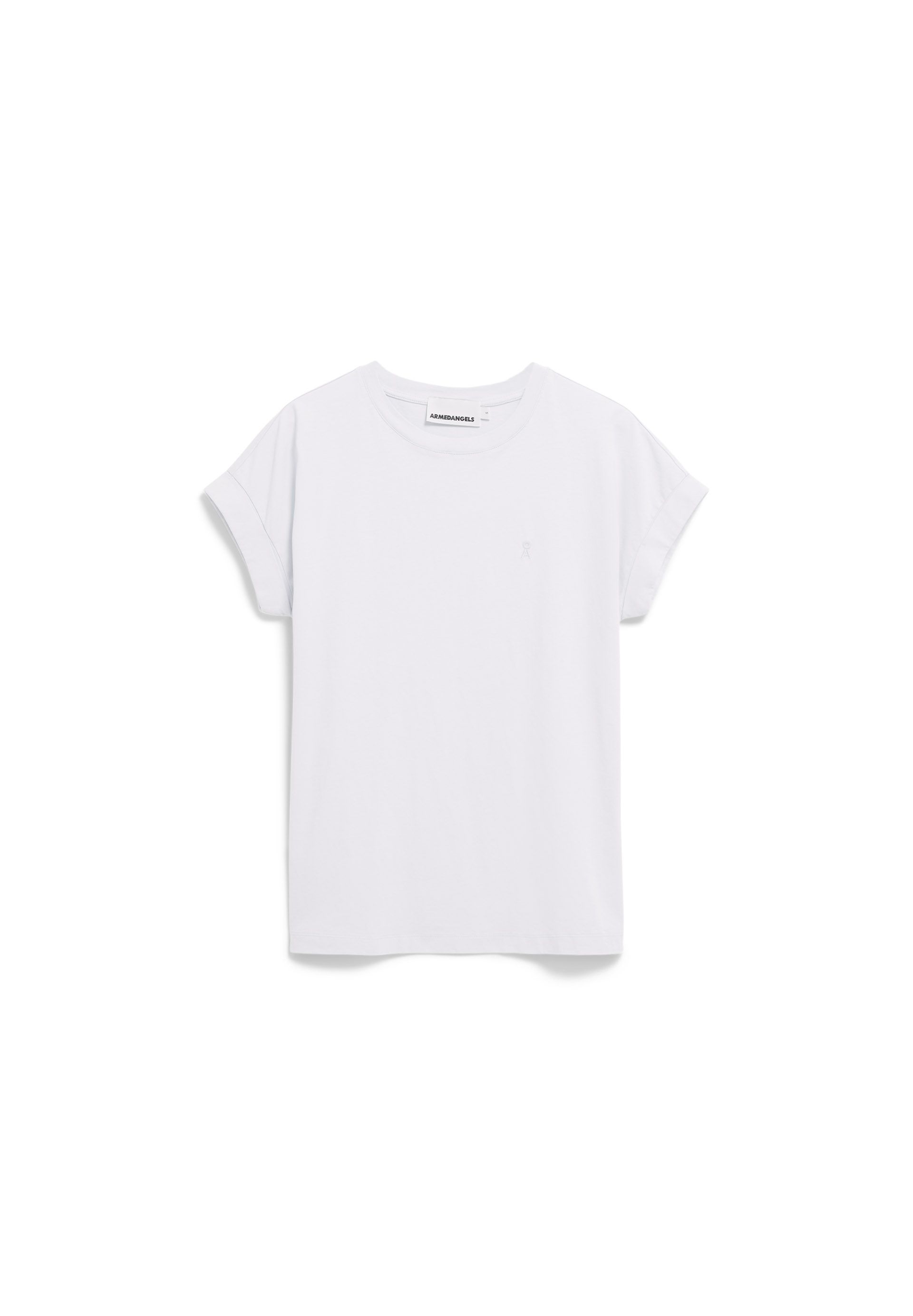 Armedangels Damen Weiß T-Shirt Frau Idaara - Bild 3