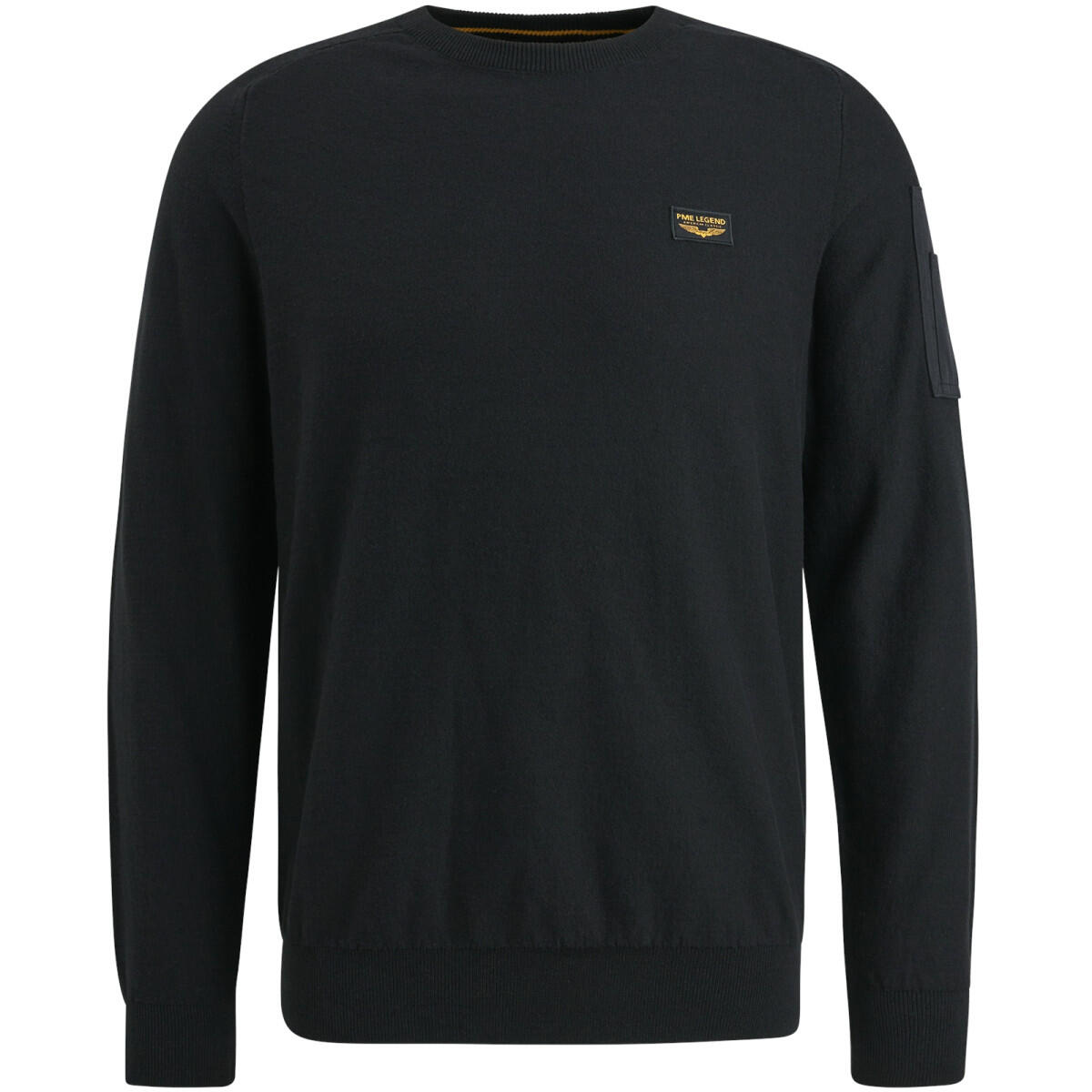 PME Legend Herren Rundhals Pullover R-NECK AMERICAN CLASSIC - Regular Fit - Bild 5