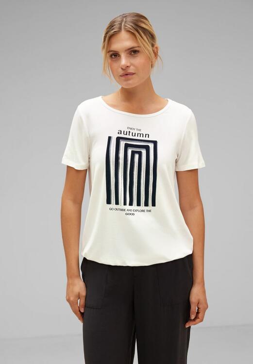 Street One T-Shirt mit Flock Print | Deutschland | T-Shirts