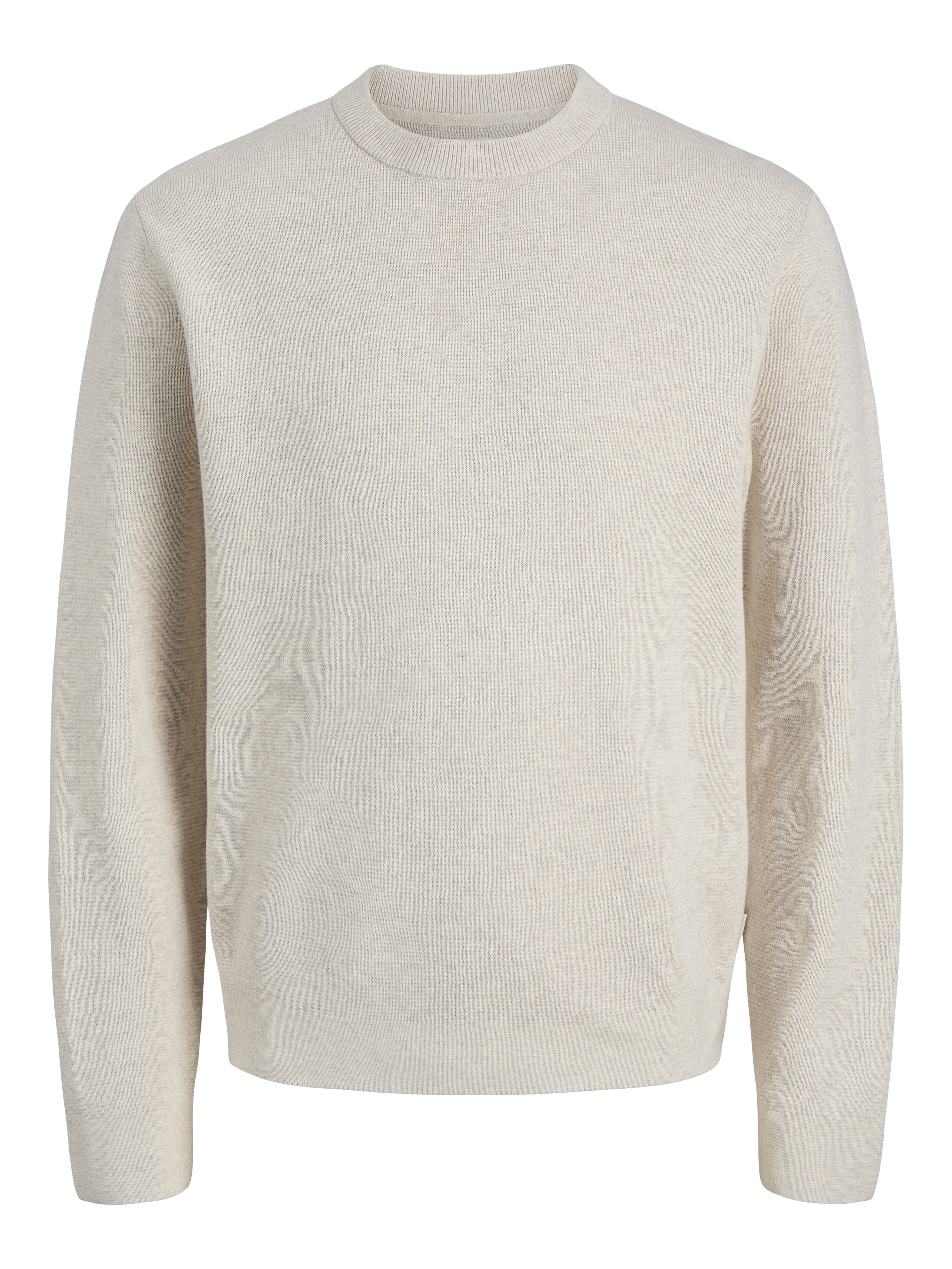 VAN GRAAF Jack & Jones Herren Sand Strickpullover Baumwolle Beige, Extra Groß - Bild 9