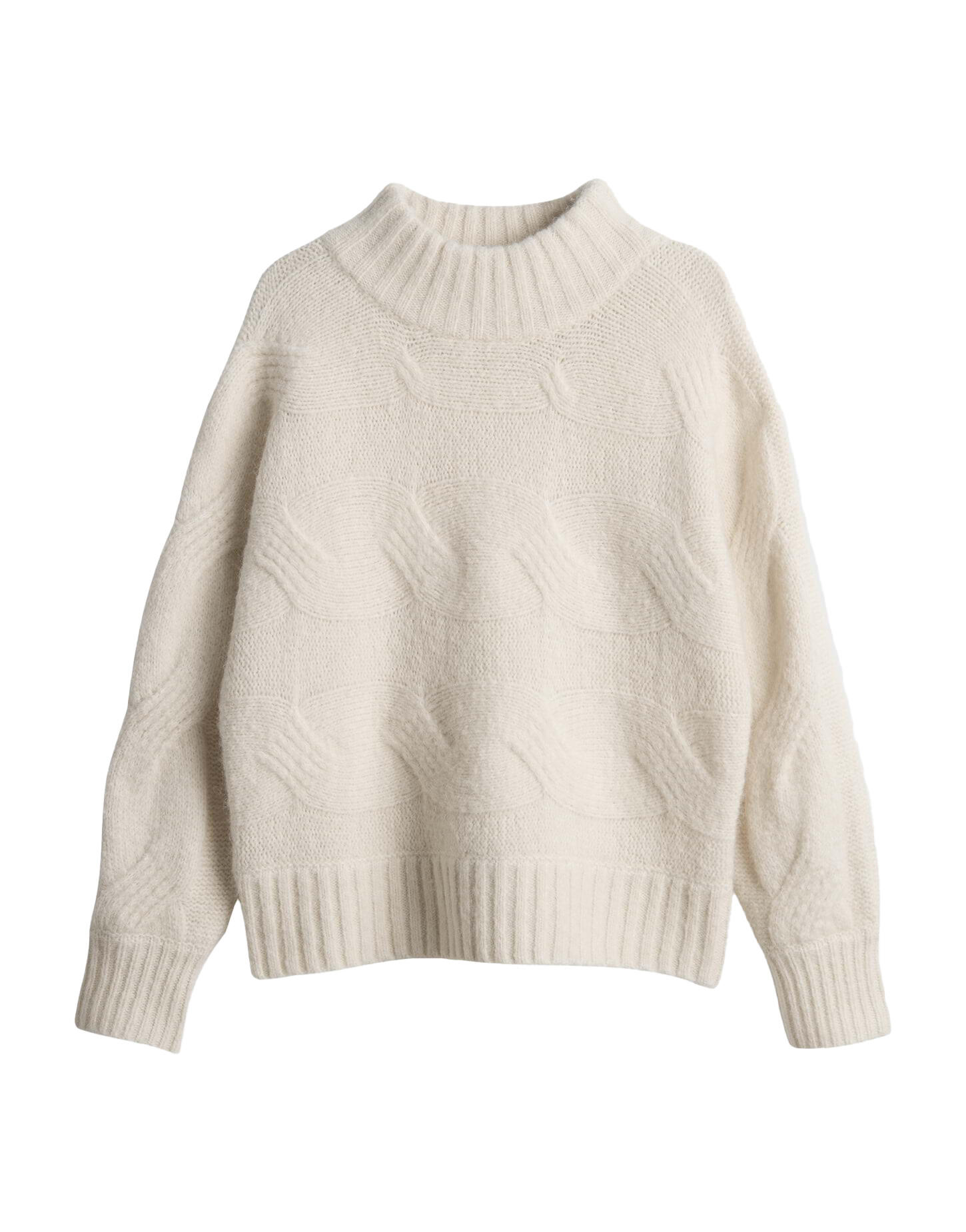 Opus Relaxed-Fit Strickpullover Portree Weiß 36 - Bild 2
