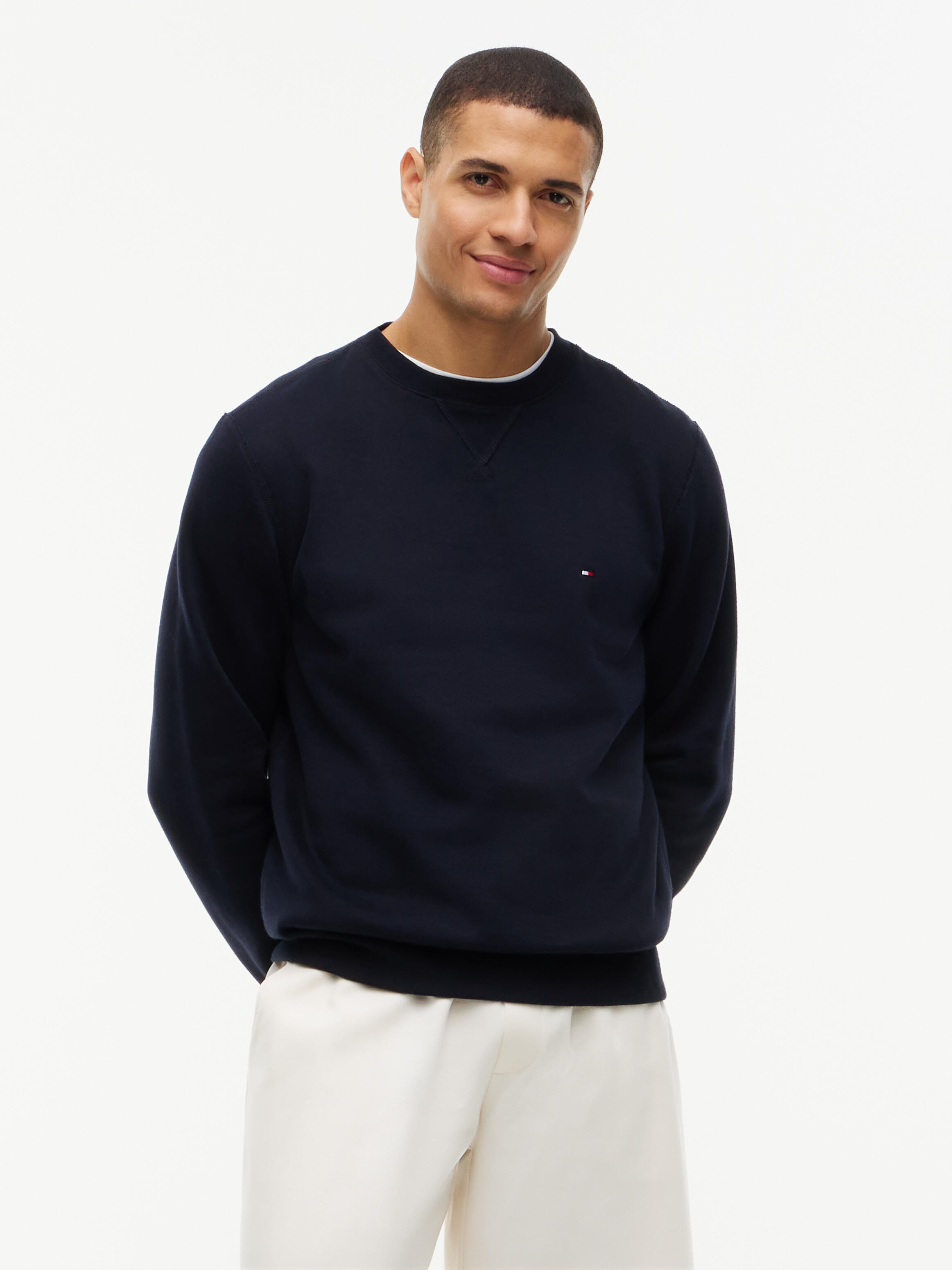 Tommy Hilfiger Herren Sweatshirt Essential Fleece Crew Neck Regular Fit - Bild 4