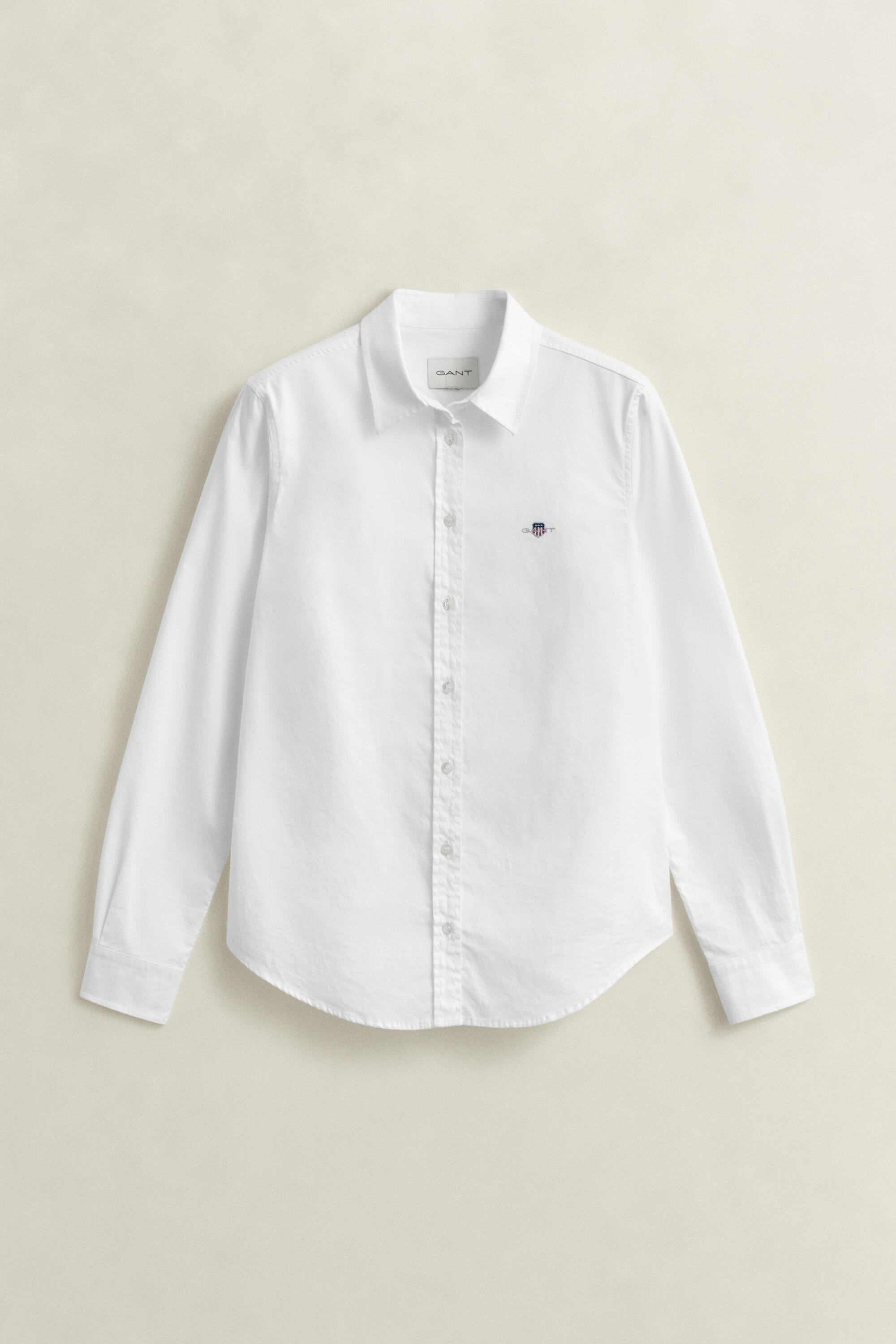 Gant Damen Weiß Classic Slim Fit Oxford-Bluse Mit Stretch (44) - Bild 4