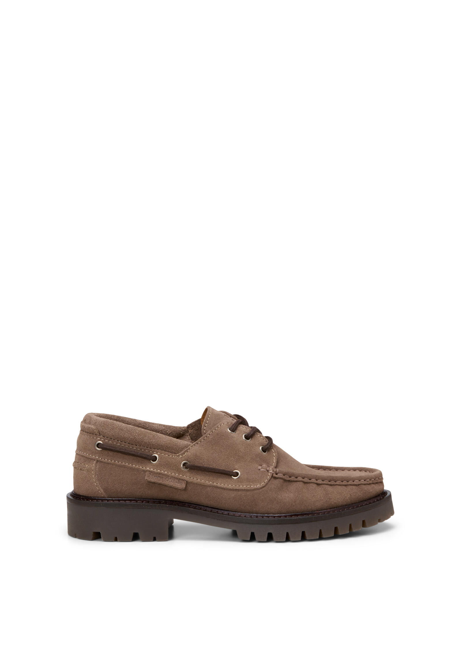 Marc O'polo Leather Boatshoes, Dark Taupe - Bild 2