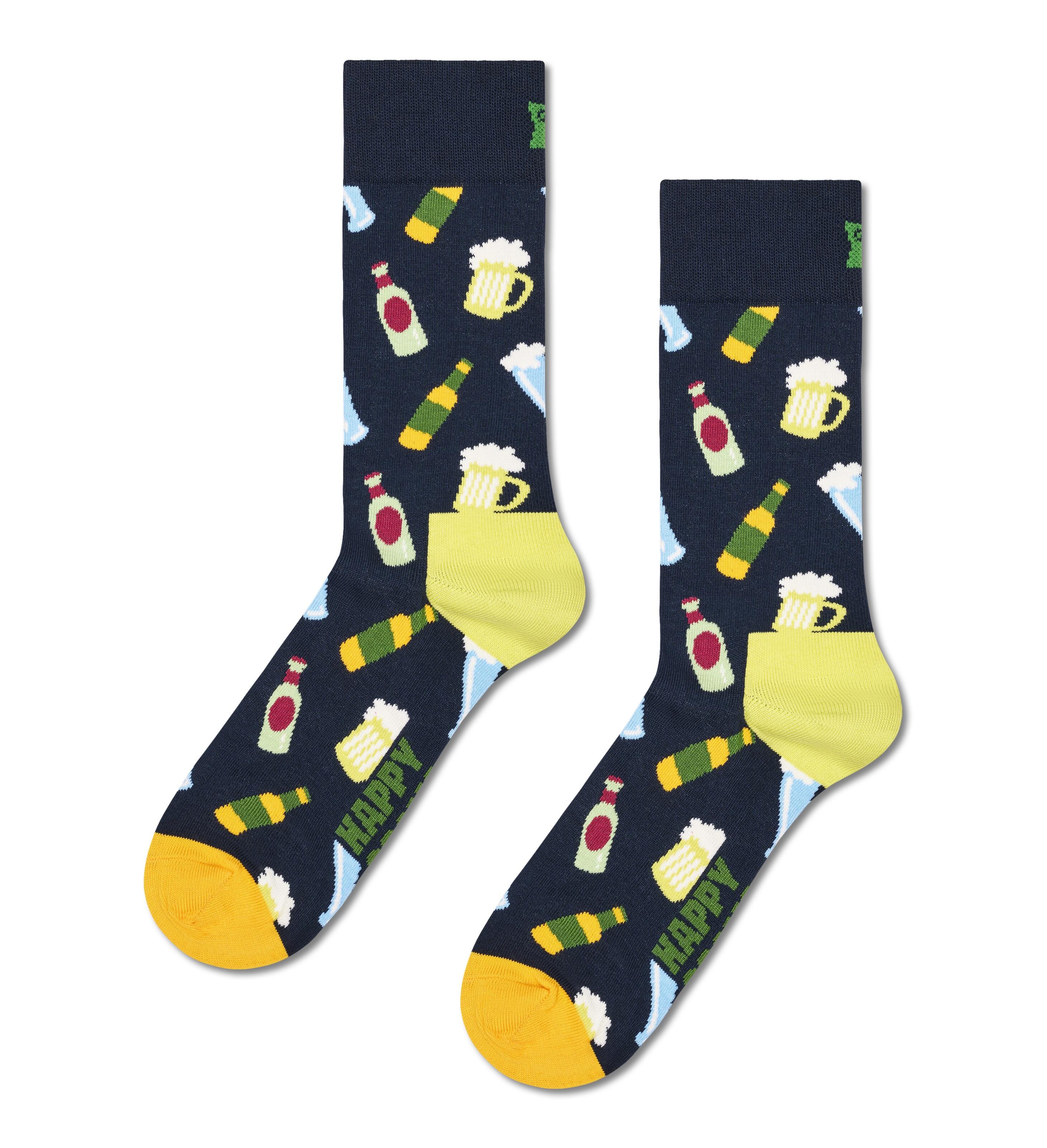 Happy Socks Blau - Beer Sock - Gr. - 43.5