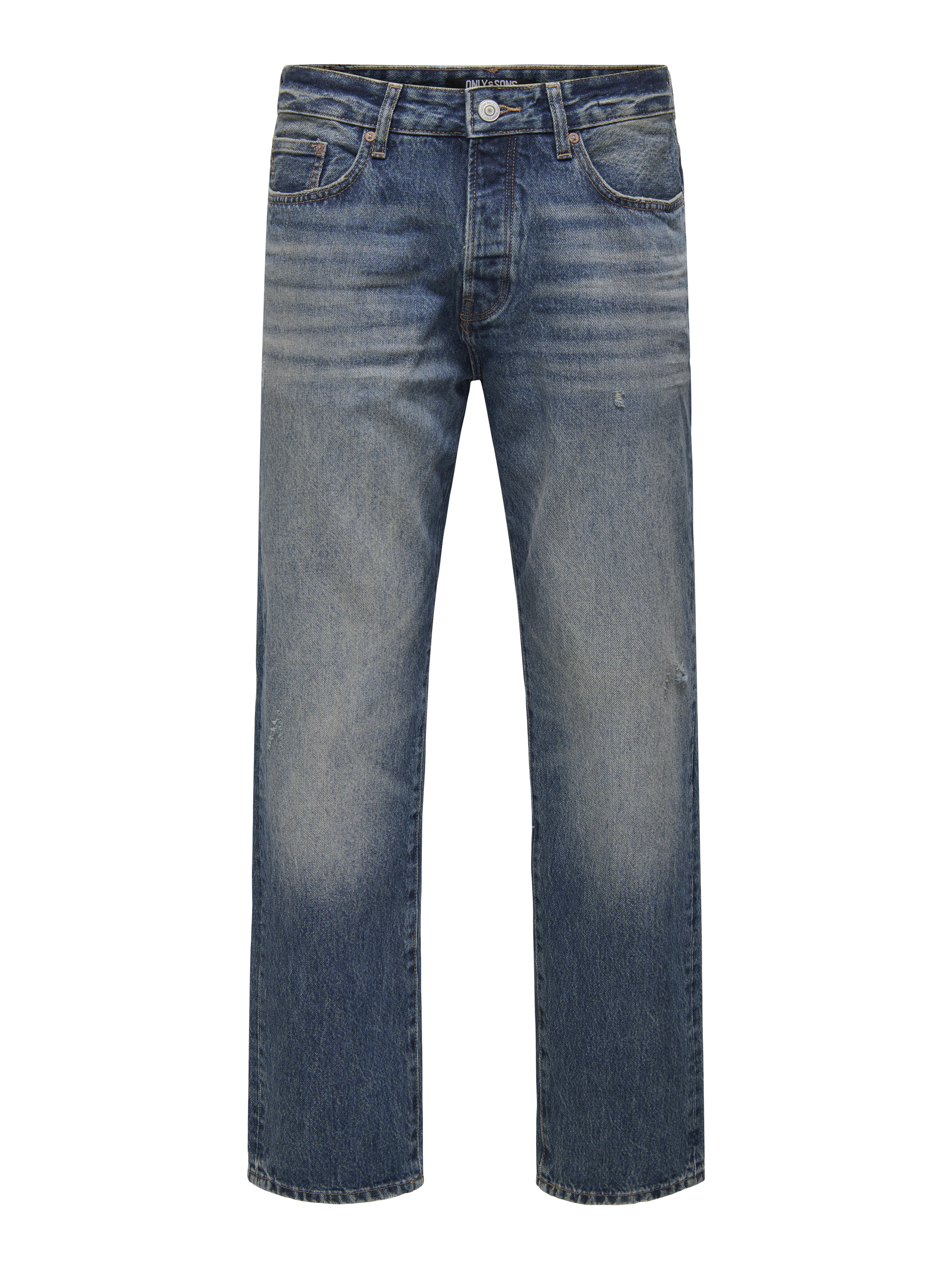 Only&Sons - Onsedge Str Db Destroy 6642 Tai Dnm Vintage Dark Blue Denim - Gr. - 32