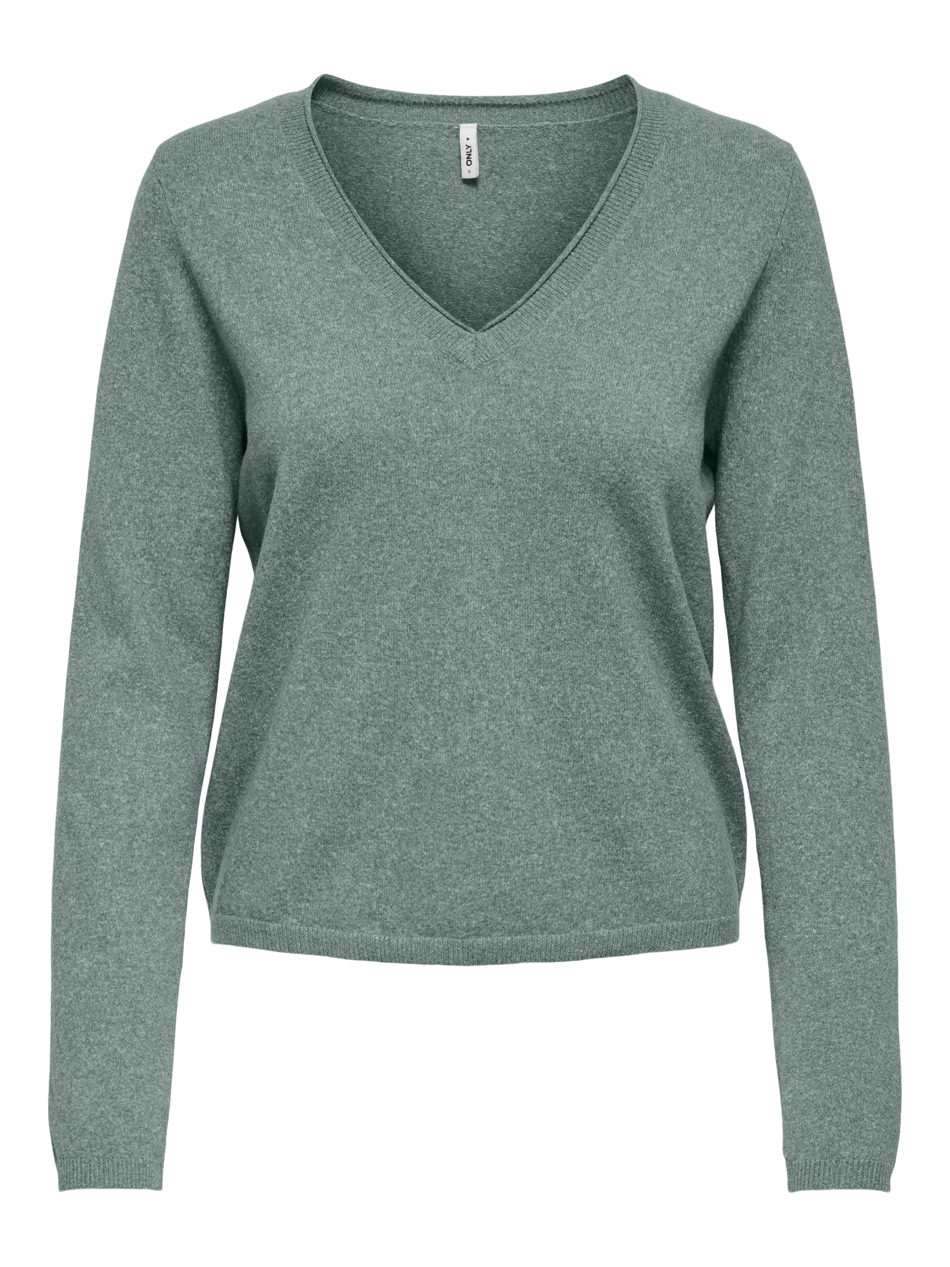 Only Damen Vert V-Ausschnitt Pulli Loyal - Bild 3