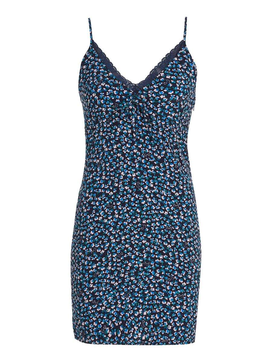 Tommy Jeans Kleid mit Spitzenbesatz und Blümchen-Print | Deutschland