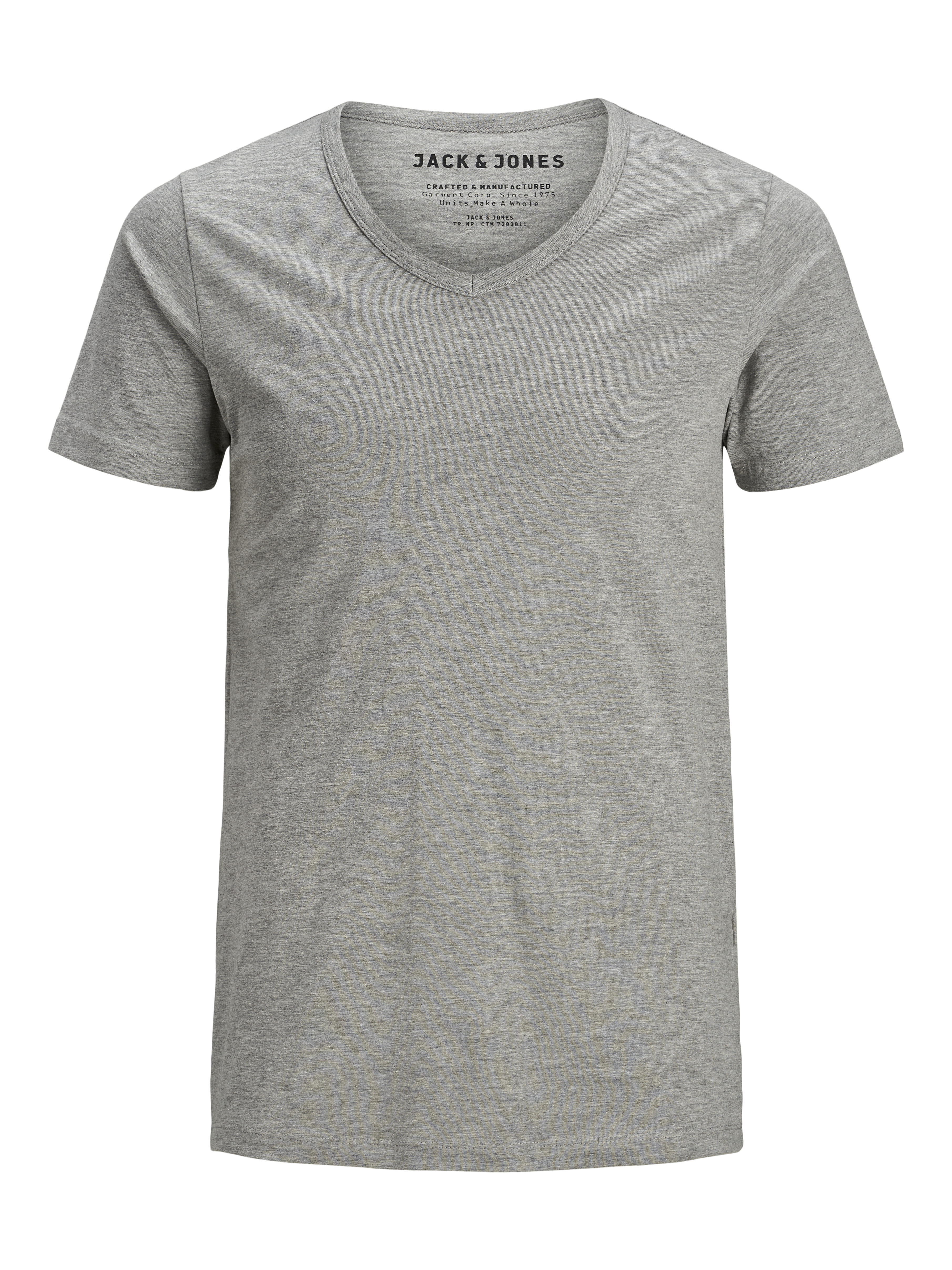 Jack & Jones Grau T-Shirt - Bild 3