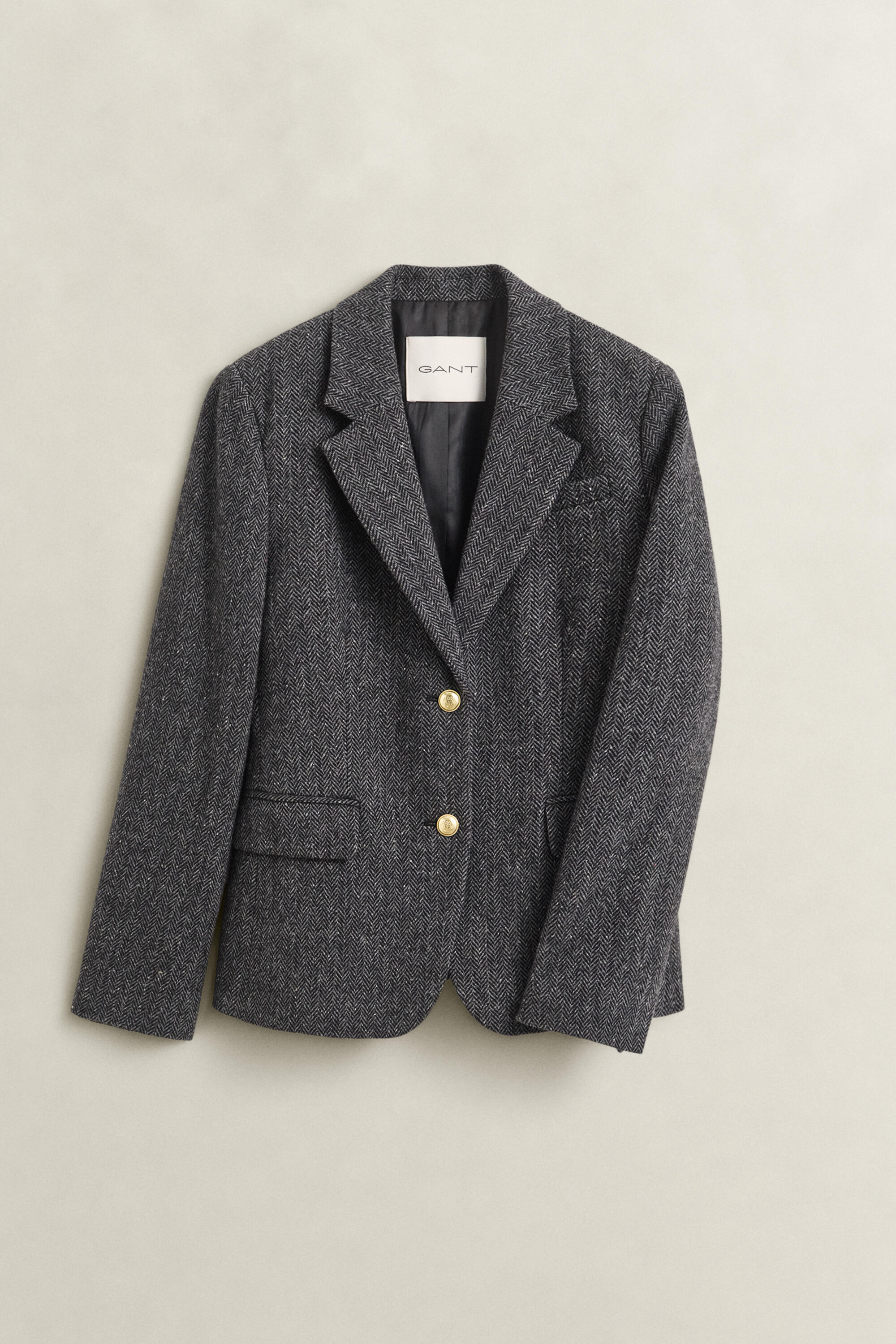 Gant Herringbone Slim-Fit Single-Breasted Blazer - Bild 4