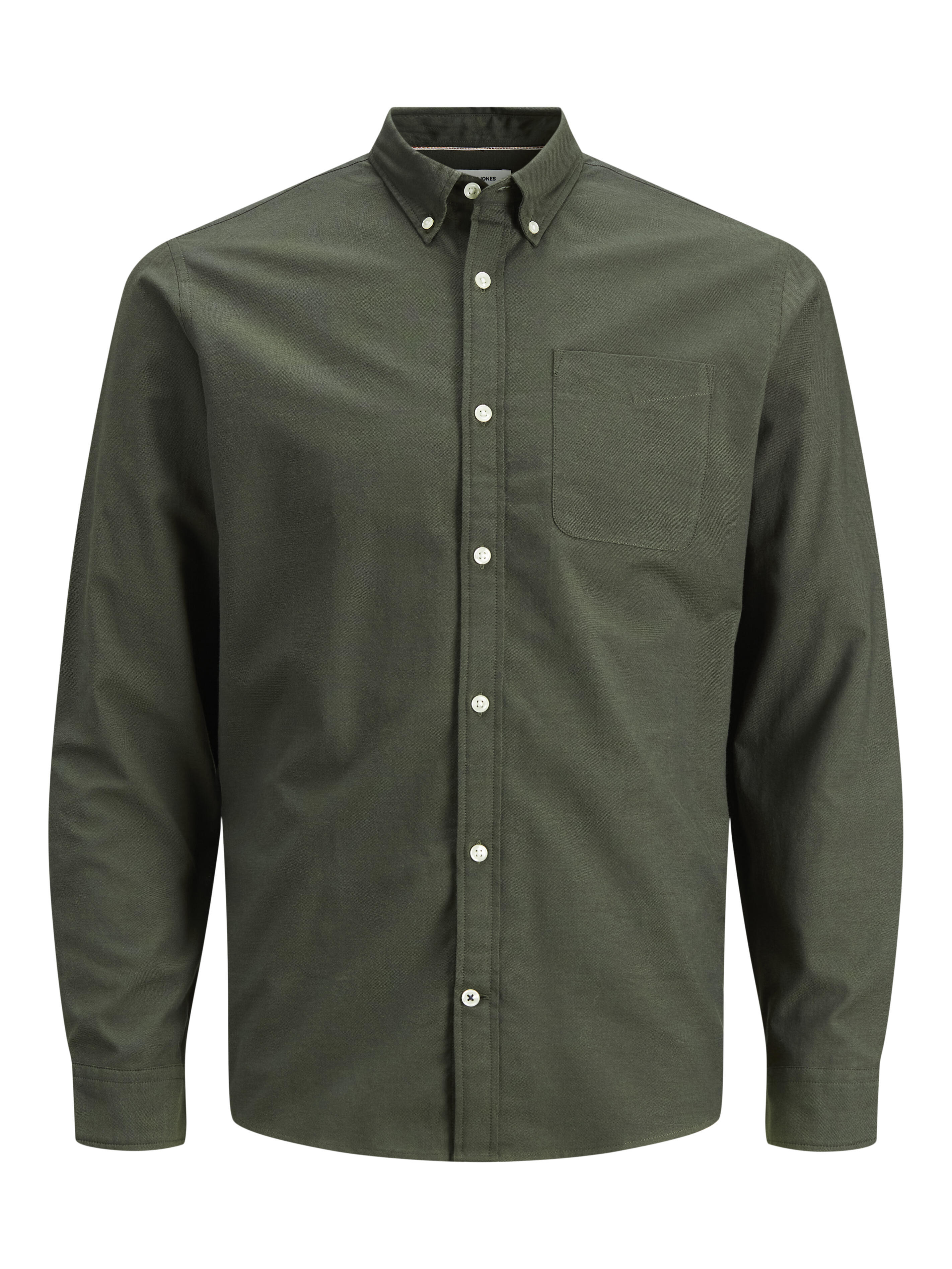 Jack & Jones Herren Grün – Oxford-Hemd In Khaki Mit Oversize-Schnitt - Bild 4