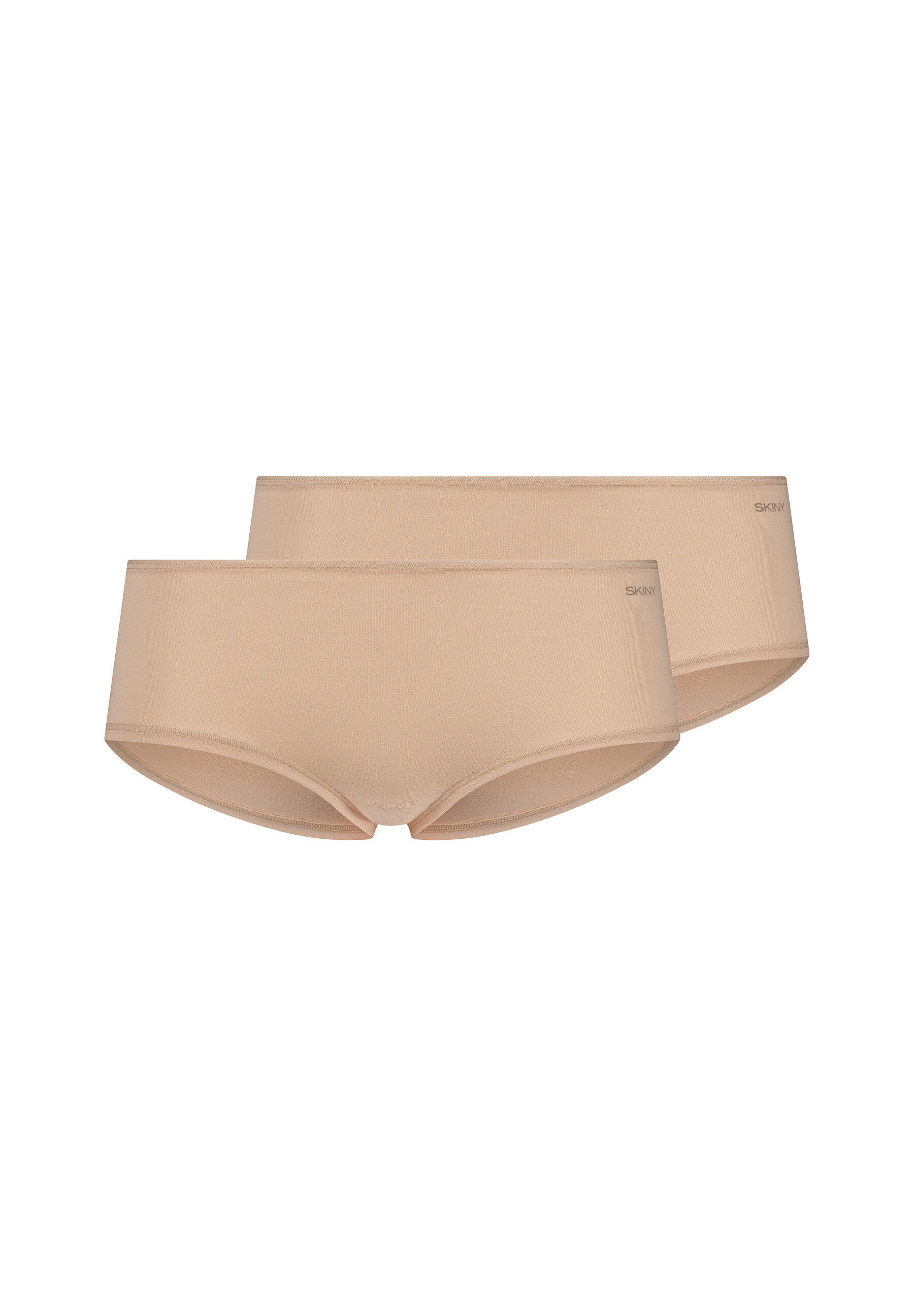 Skiny Damen Beige - Panty Doppelpack Advantage Cotton Stretch - Gr. - 42